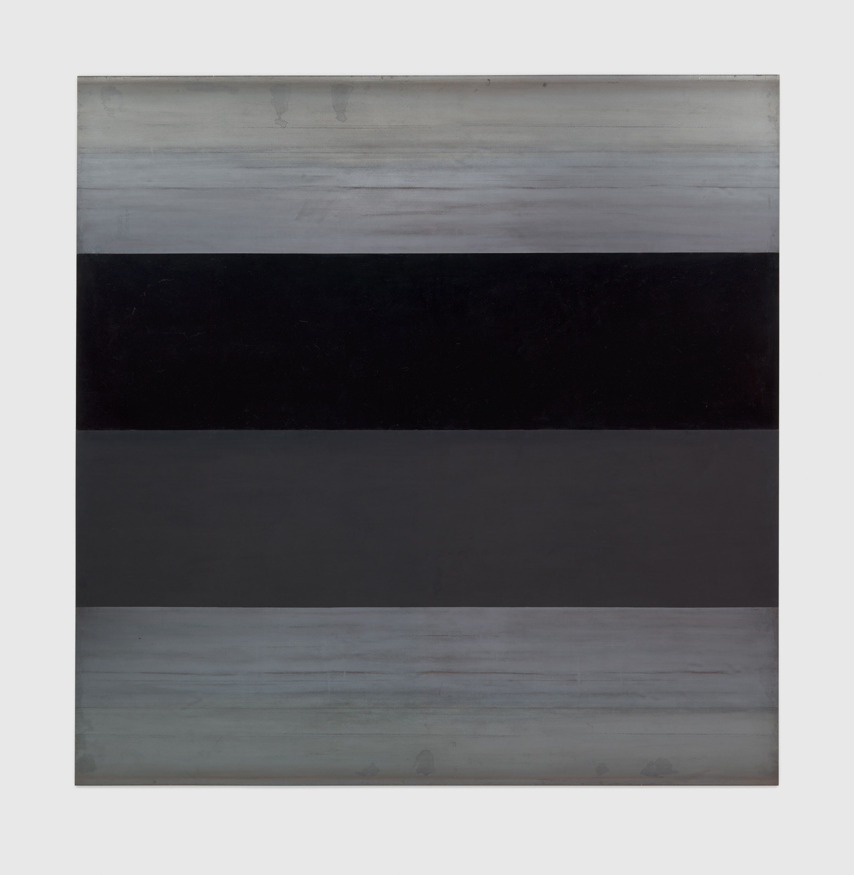 A two-part painting by Merrill Wagner, titled Watch, dated 1992.
