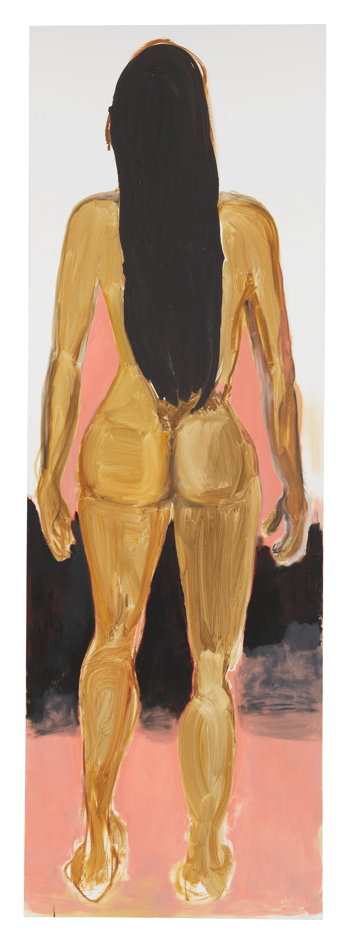 A painting by Marlene Dumas, titled Amazon, dated 2016.