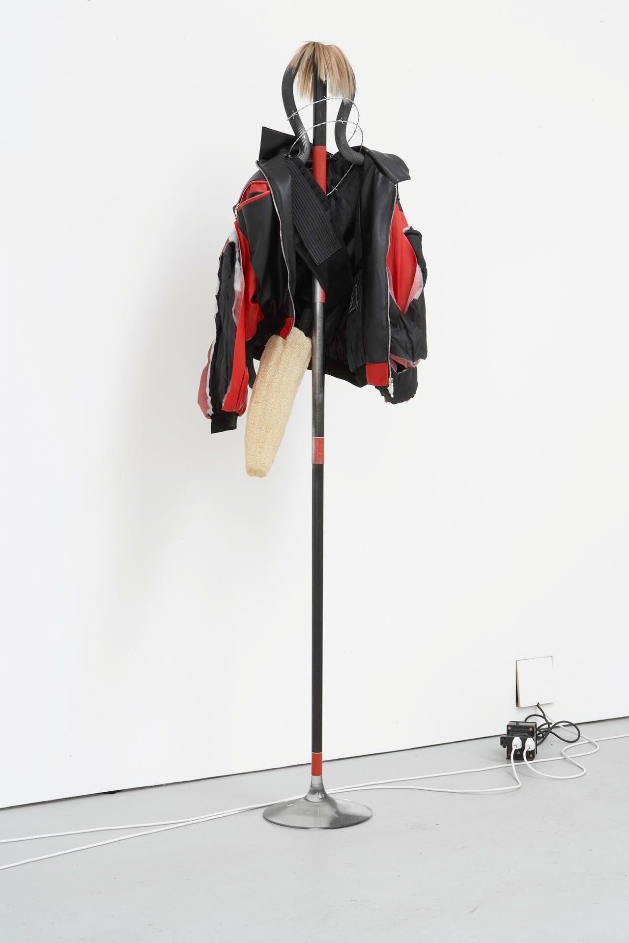 An untitled mixed media sculpture by Isa Genzken, dated 2006.