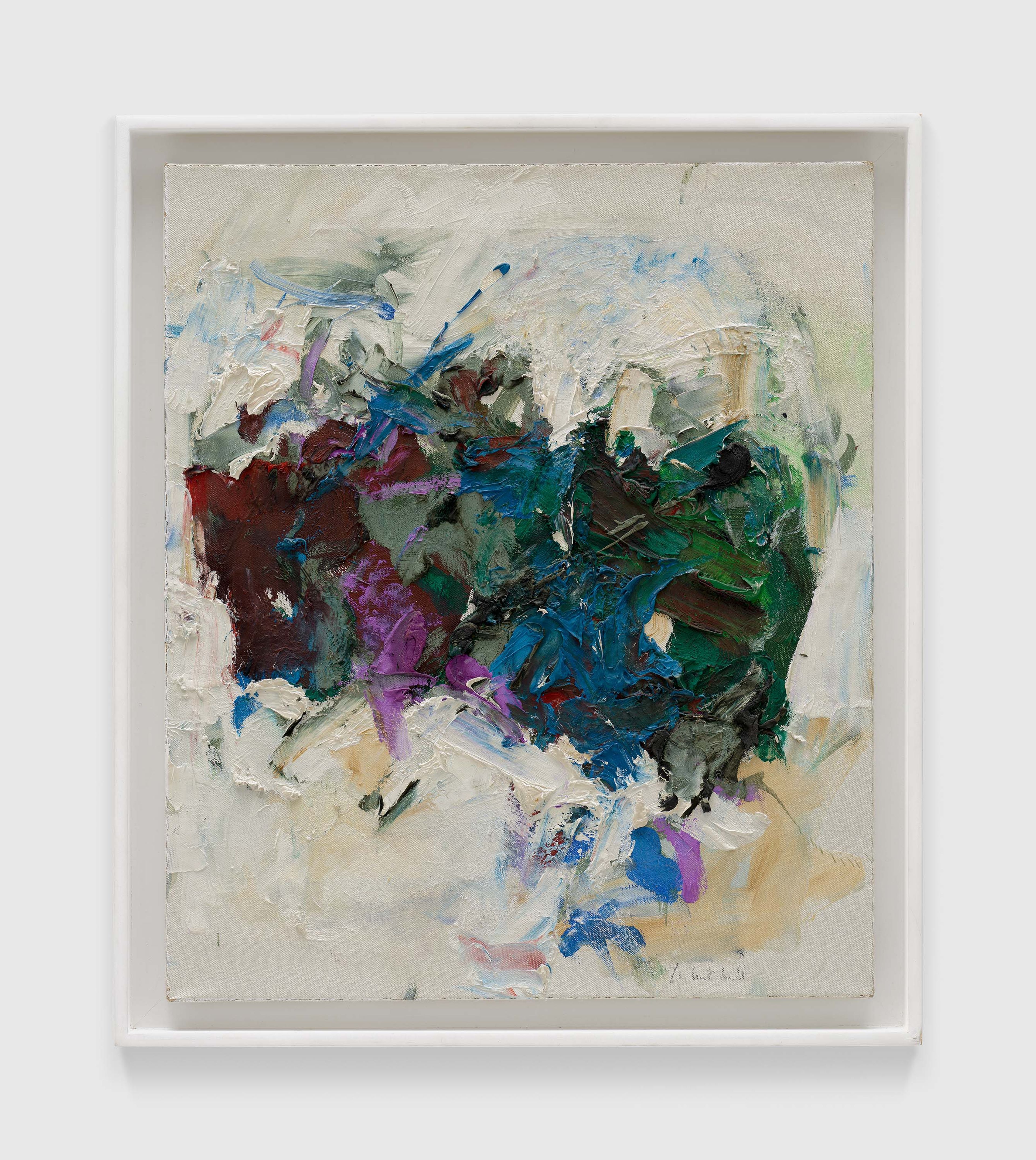An untitled painting by Joan Mitchell, dated circa 1965.