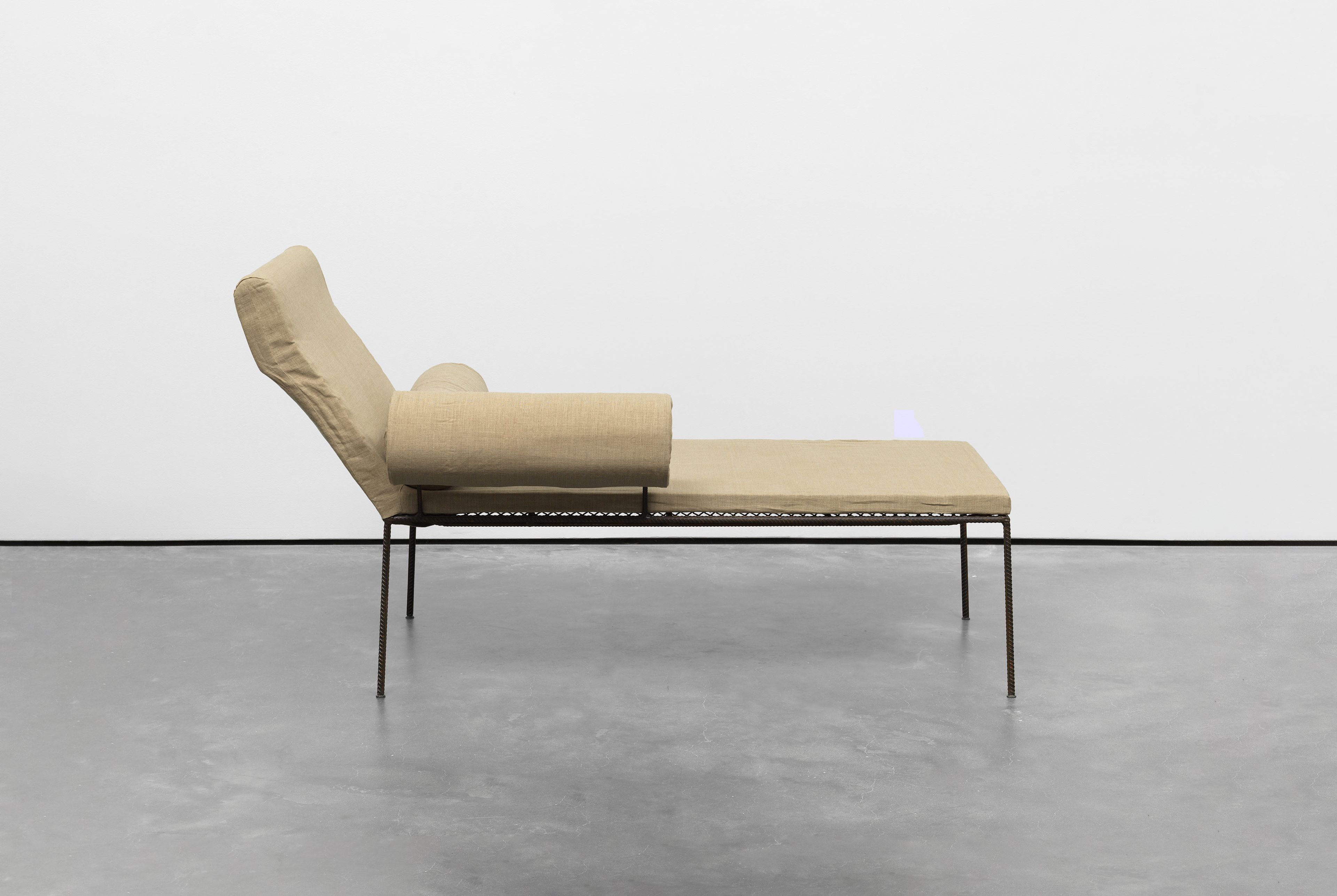 A furniture work by Franz West, titled Chaiselognue (Chaise Longue), dated 1992/2015.