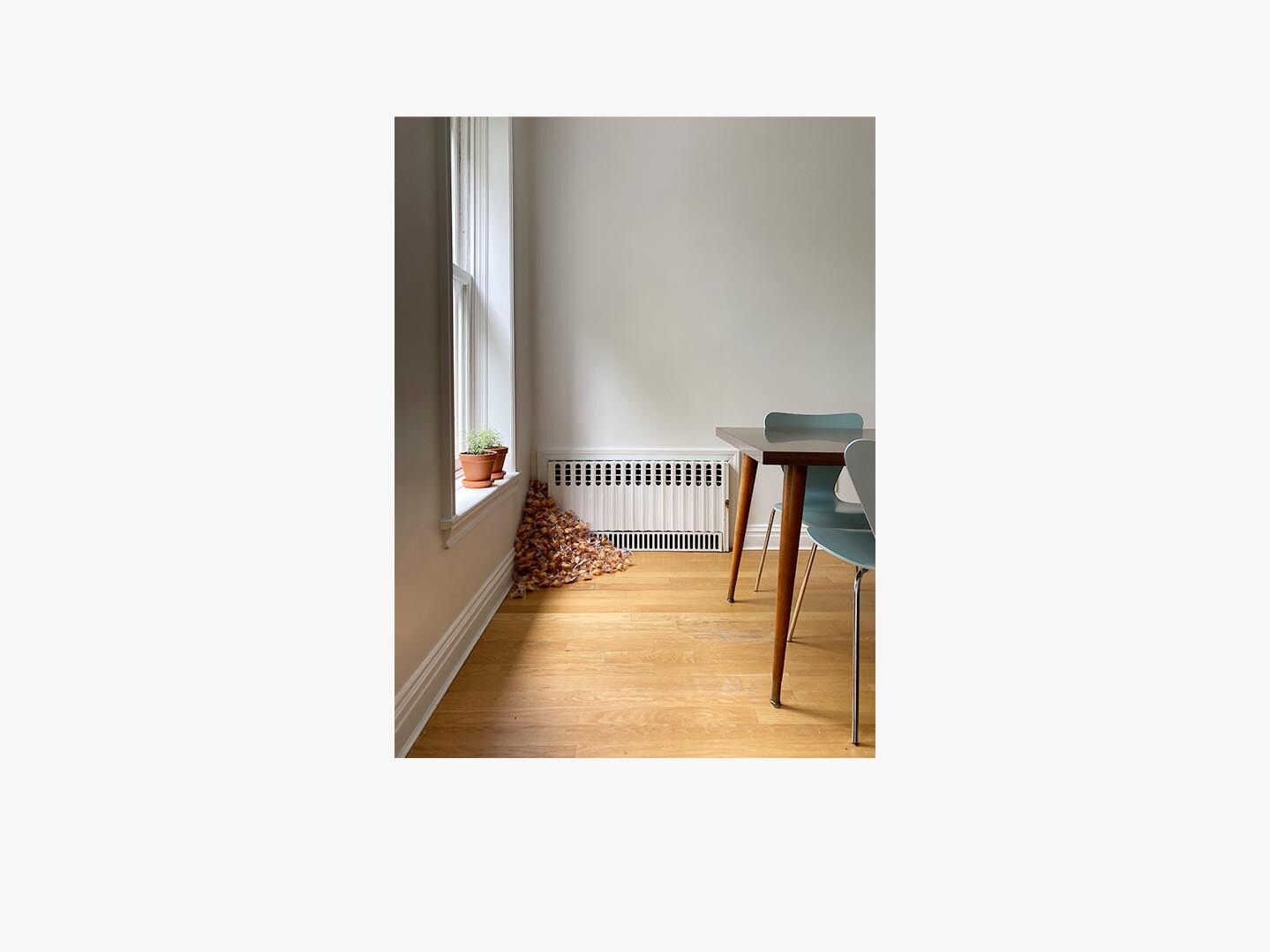 An installation view of the multi-site exhibition Felix Gonzalez-Torres “Untitled’’ (Fortune Cookie Corner), dated 2020.