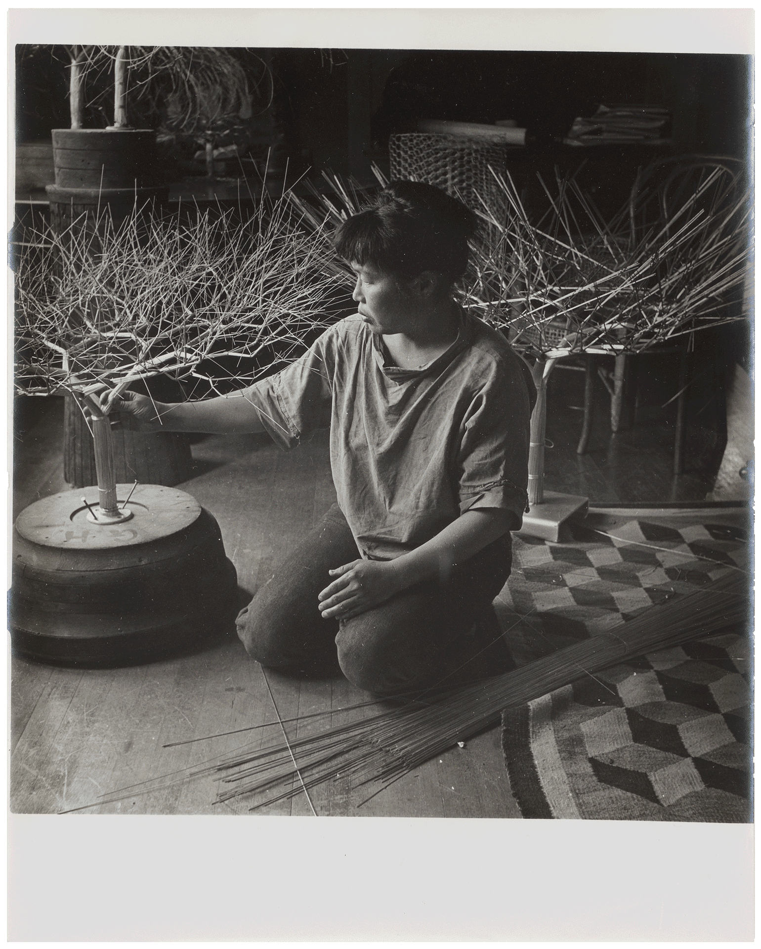 An untitled photograph by Imogen Cunningham, dated circa 1963.
