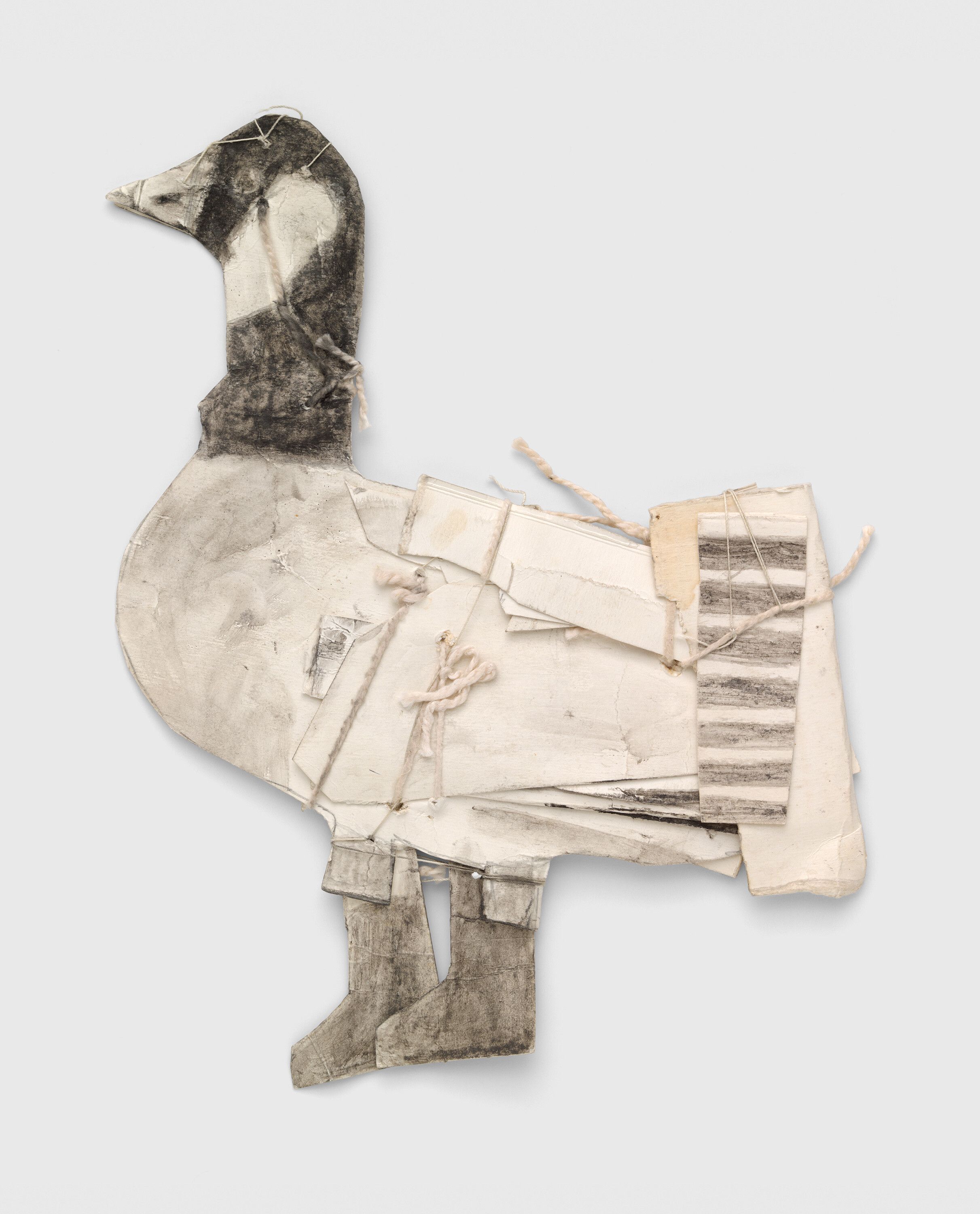 A mixed media artwork by James Castle, titled Untitled (goose construction), n.d.