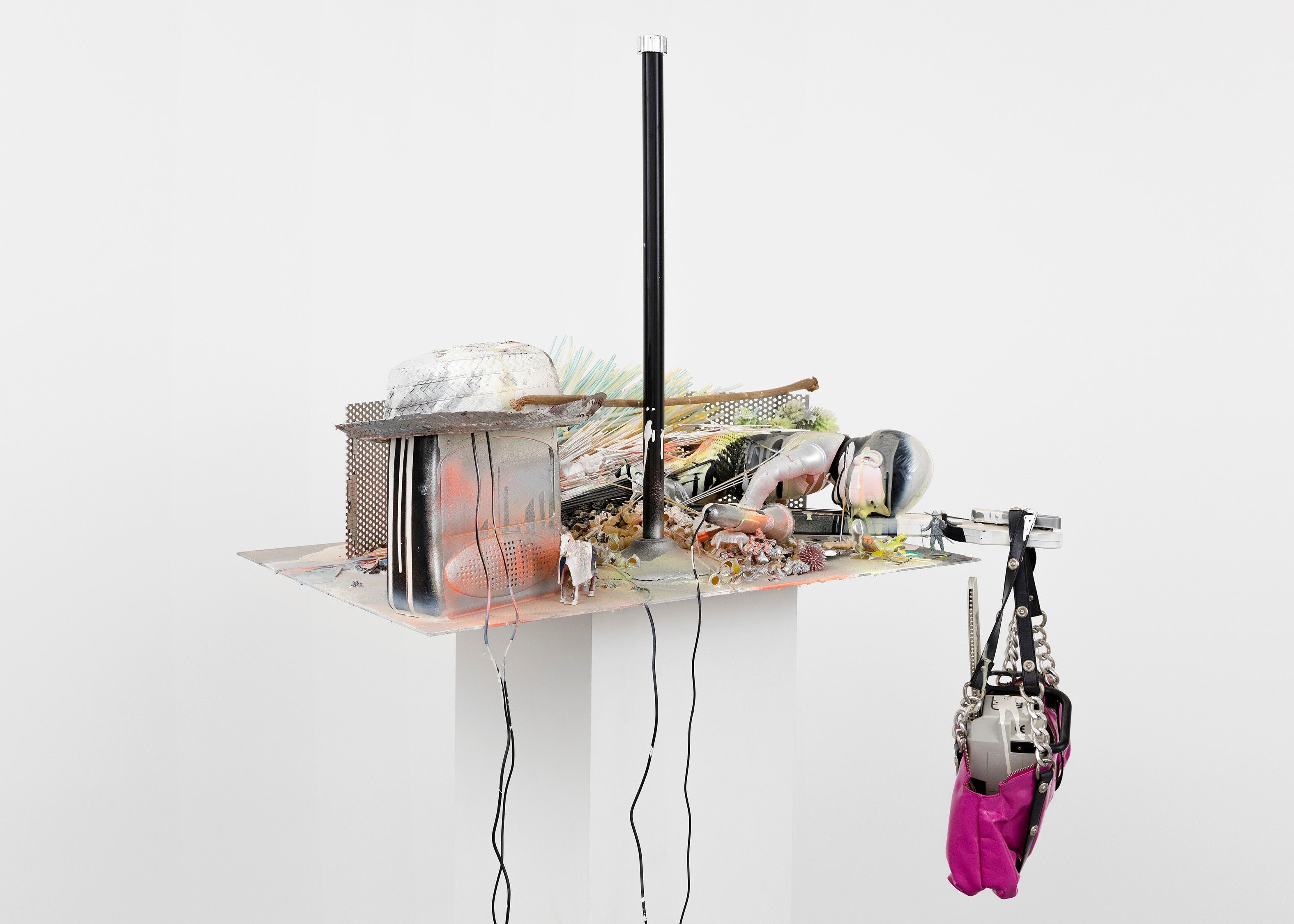 Work by Isa Genzken titled Empire Vampire III #2, dated 2004