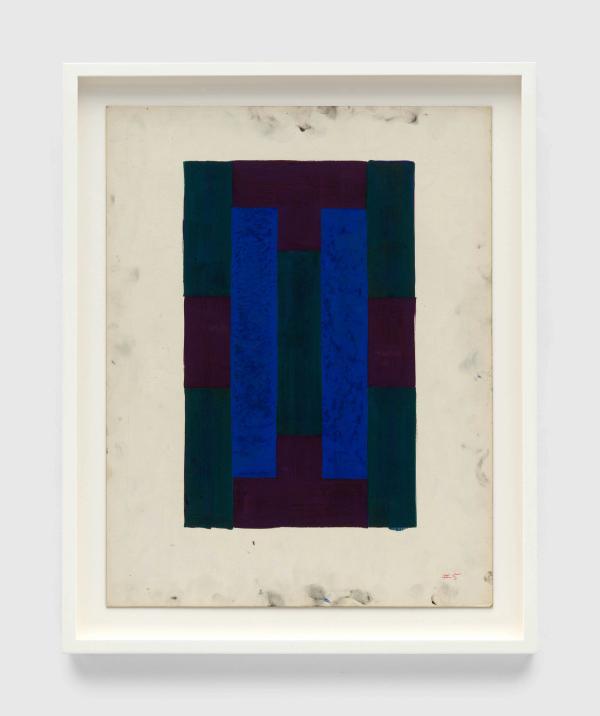Ad Reinhardt — Untitled (maquette for Number 5 from 10 Screenprints)