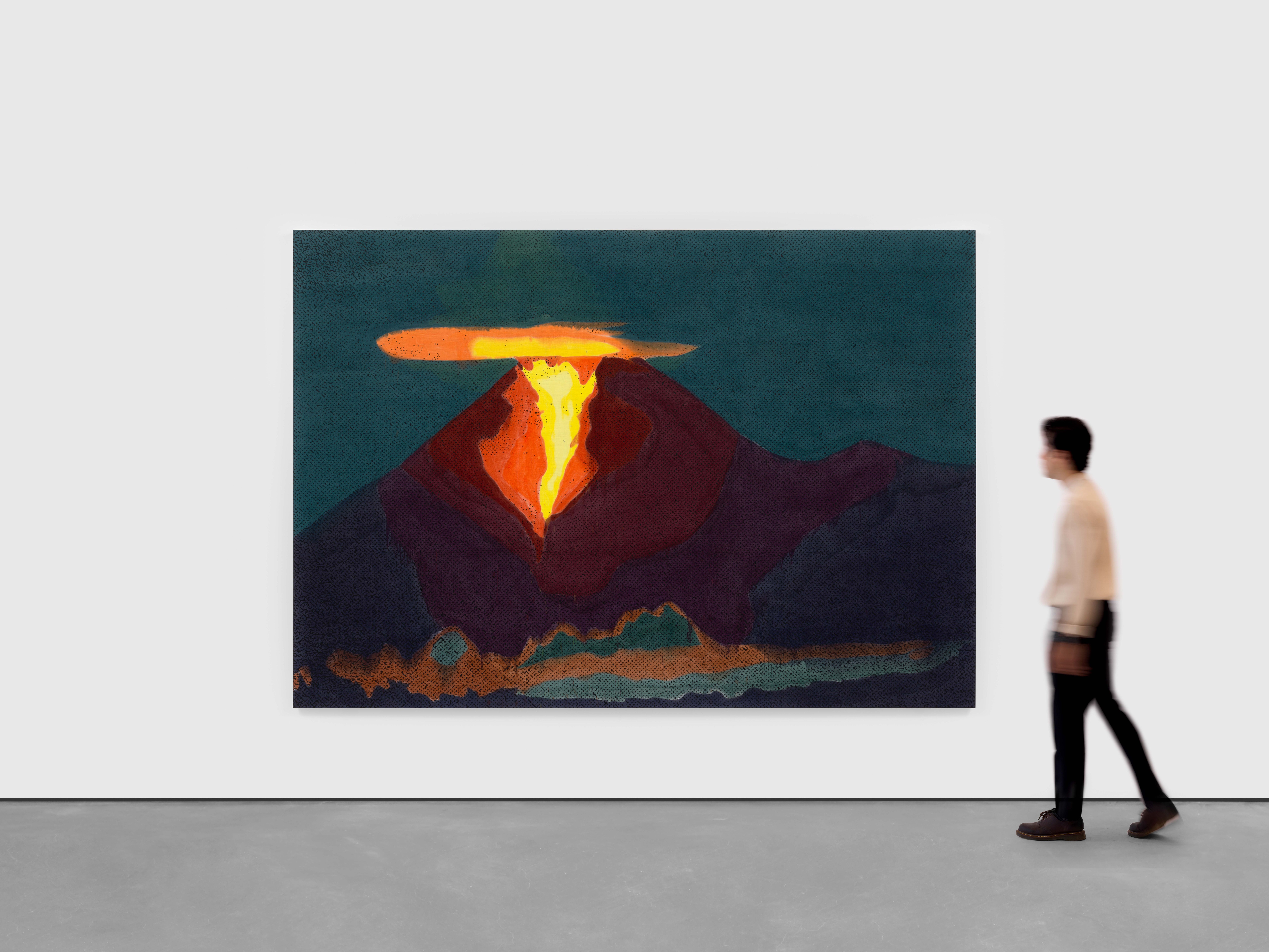 Nate Lowman, Stratovolcano (Merapi), 2021
