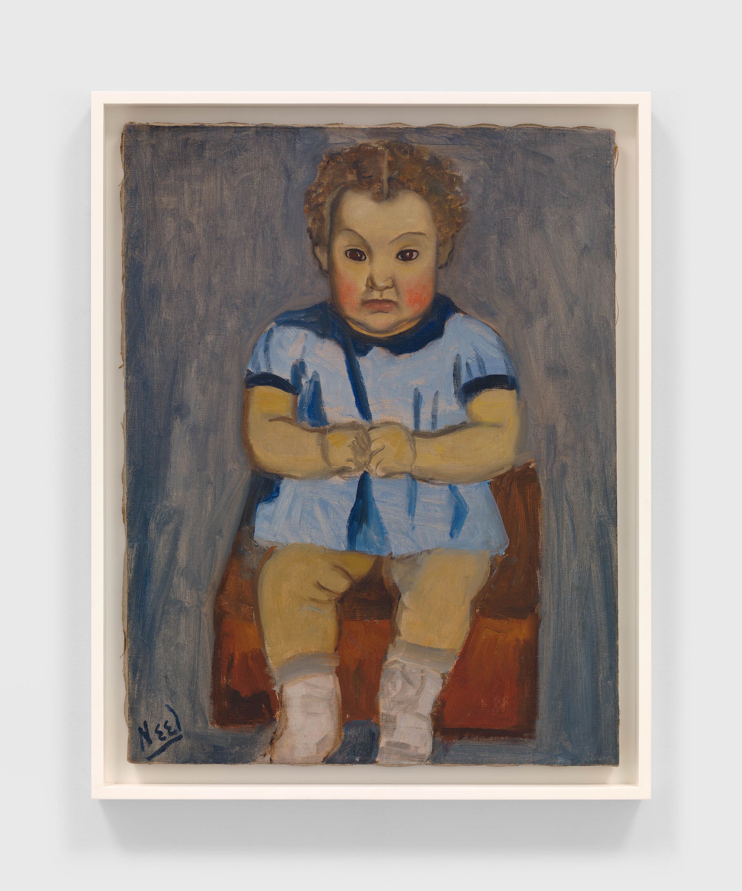 A painting by Alice Neel, titled Sheila, dated 1937.