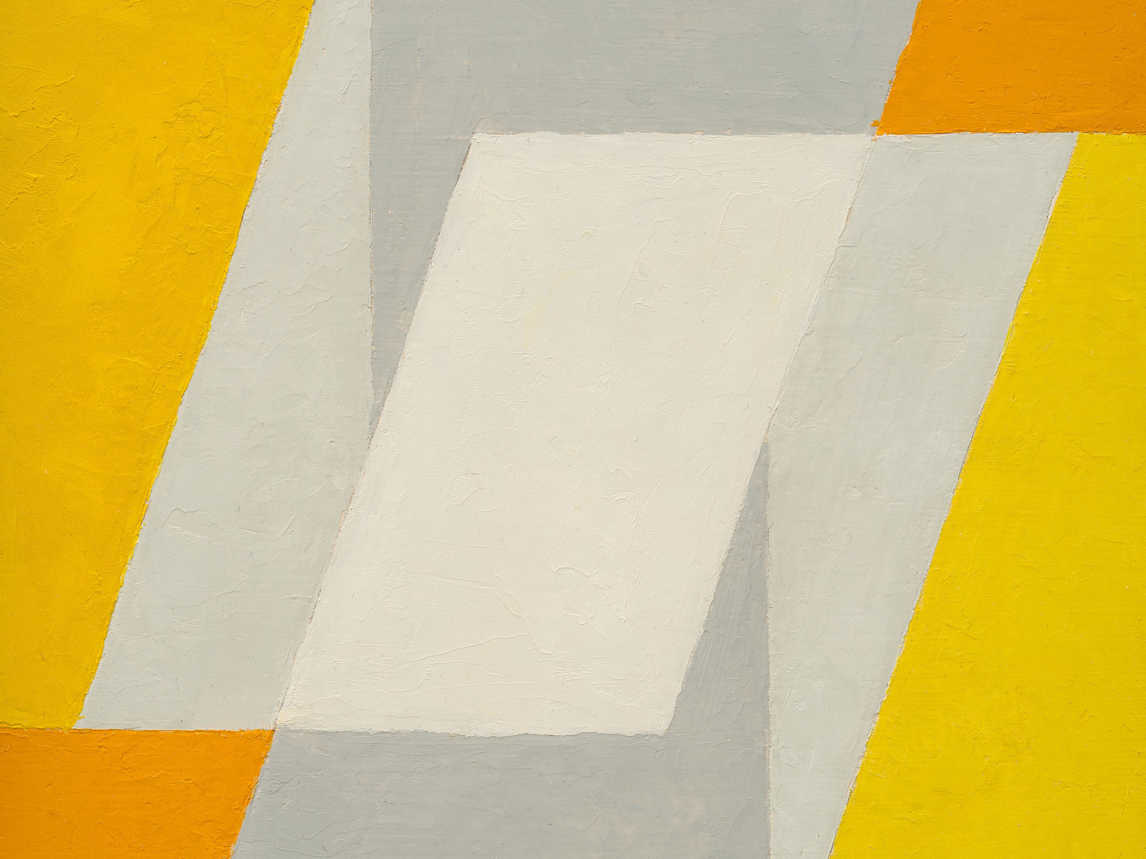 A detail from an untitled painting by Josef Albers, dated 1949.