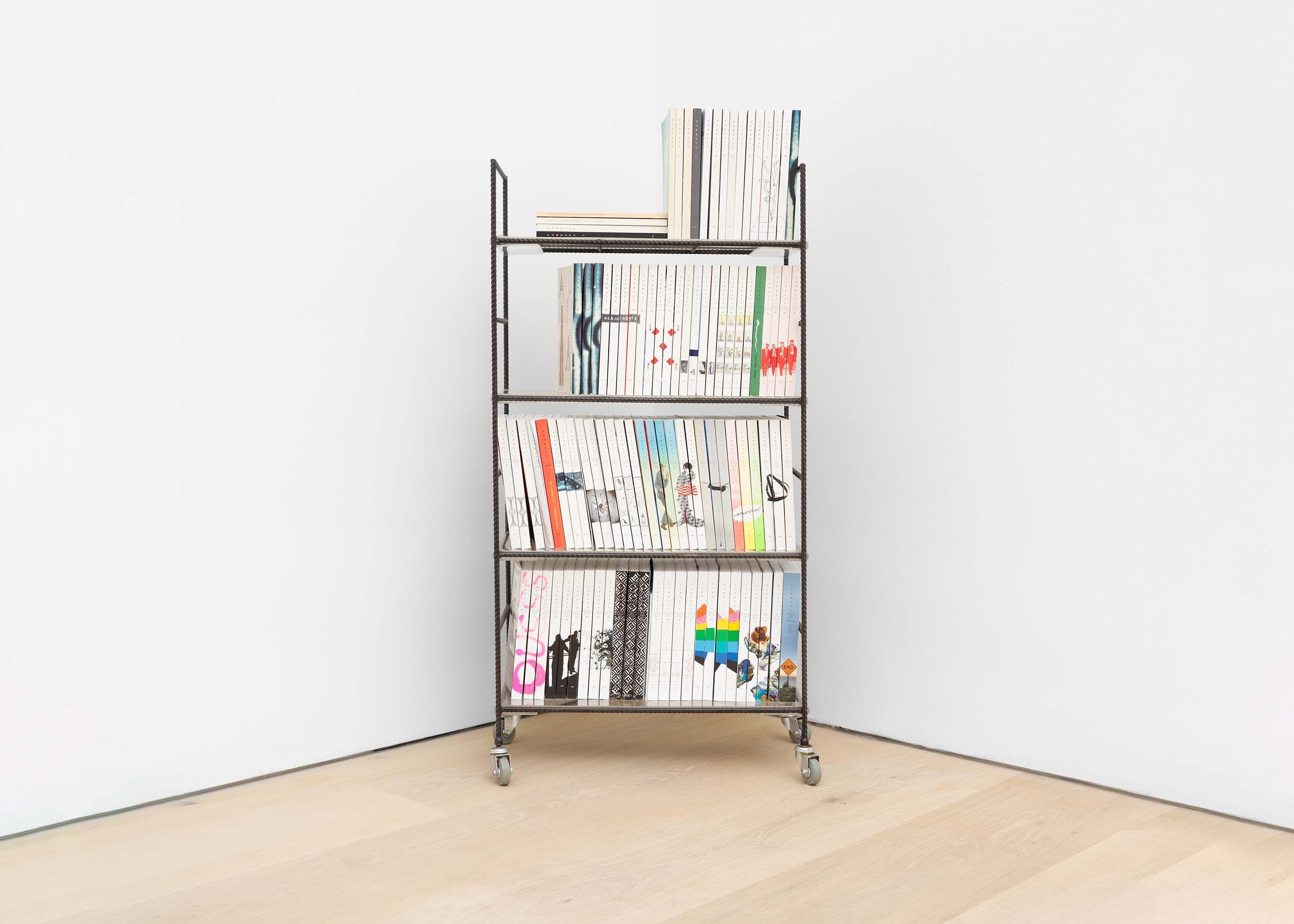 A complete set of Parkett books by Franz West, titled 2 x 20 Years of Parkett, dated 2004.