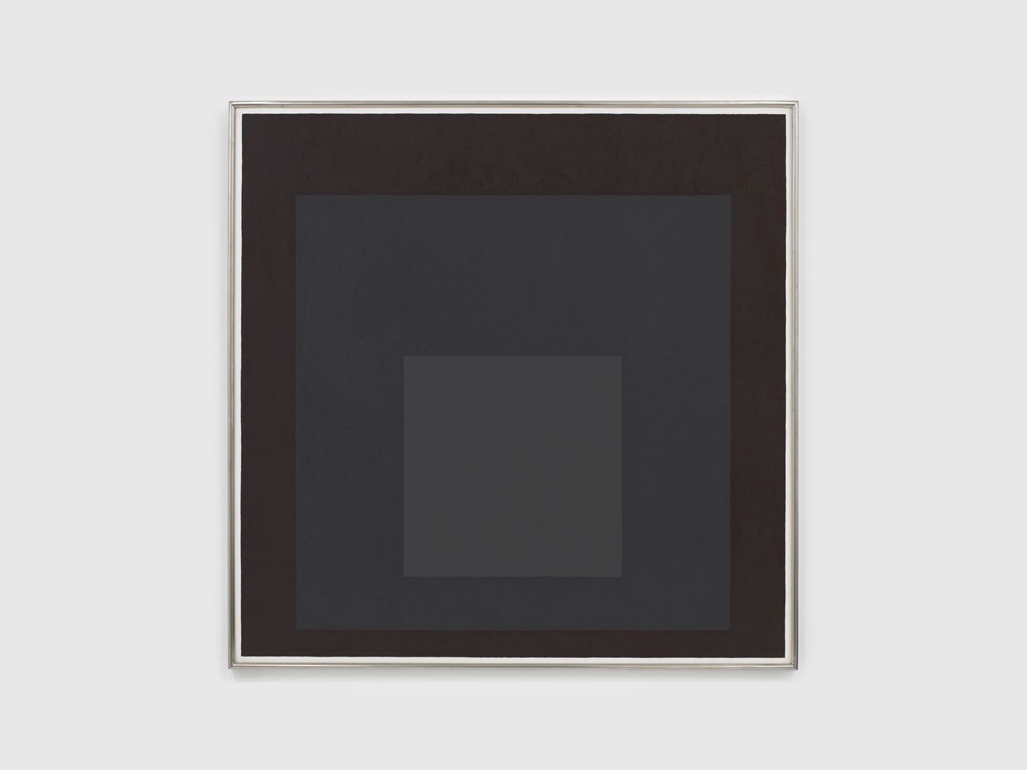 A painting by Josef Albers, titled Study for Homage to the Square: Night Sound, dated 1968
