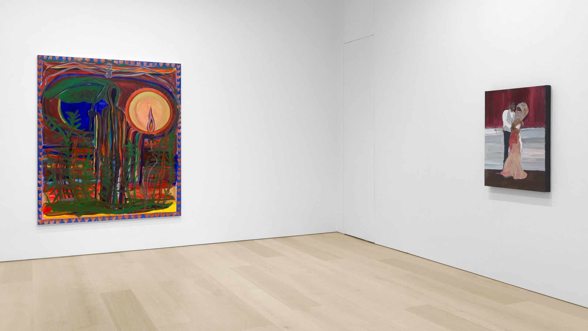 An installation view of the exhibition Miami NY at David Zwirner, New York, dated 2020.