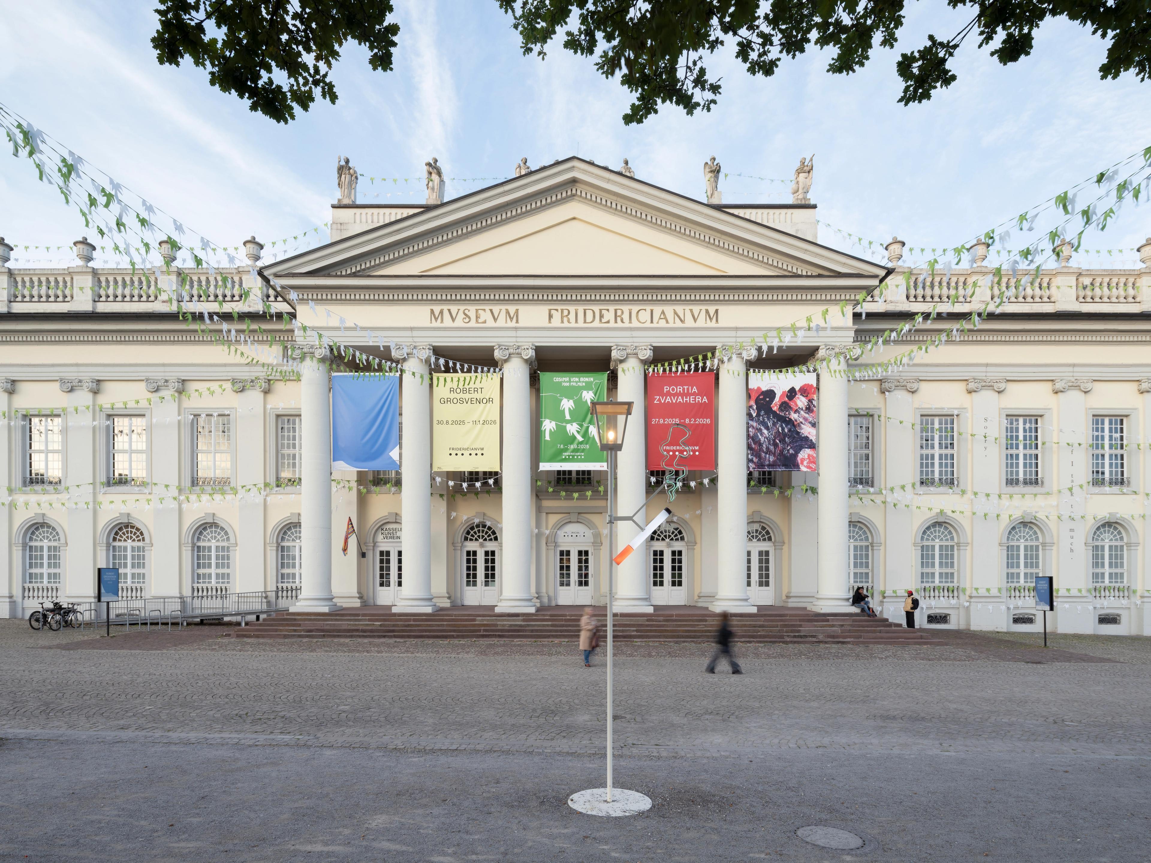 Exterior view of the Museum Fridericianum, dated 2025.