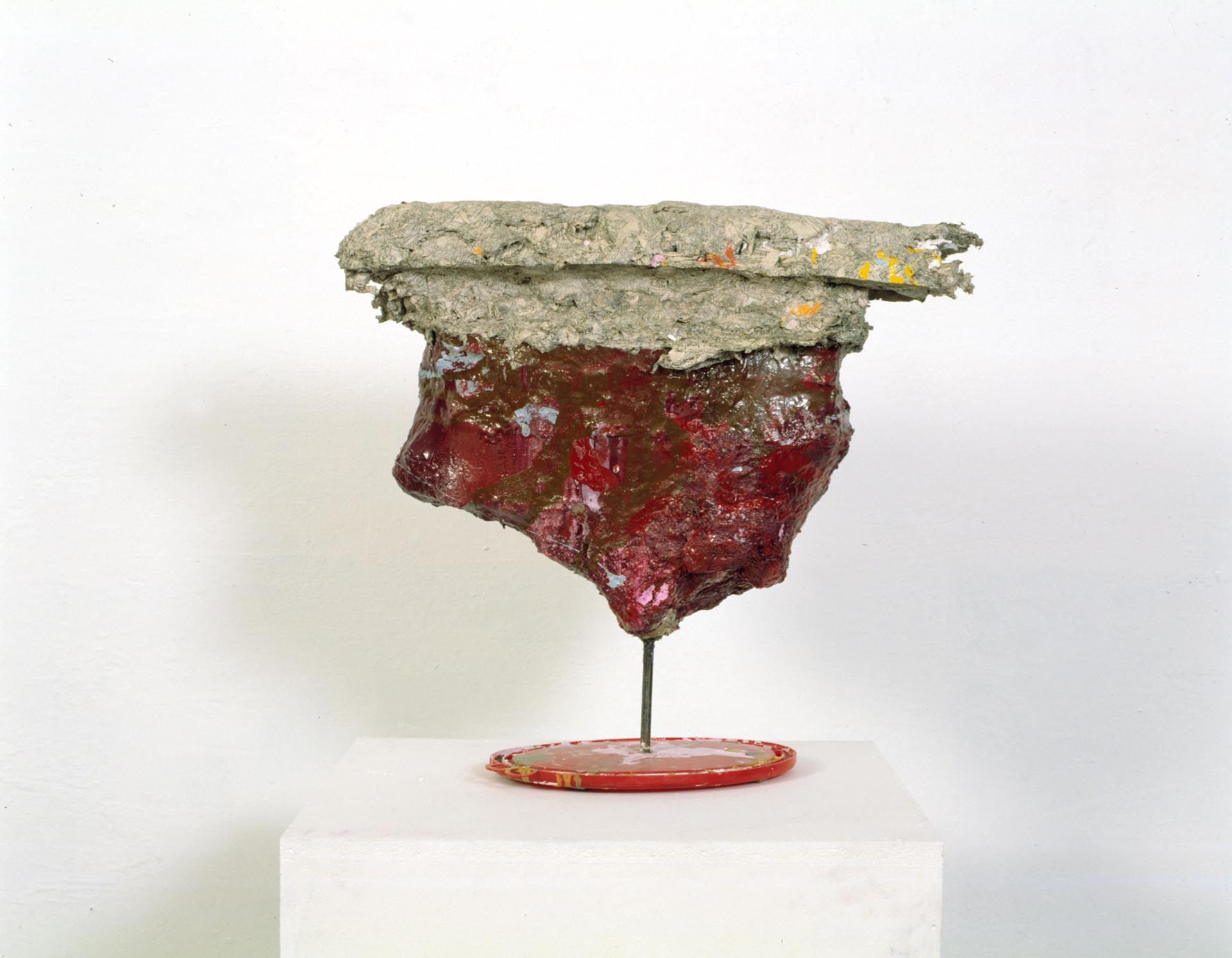 A sculpture by Franz West, titled Symbol, dated 1999.