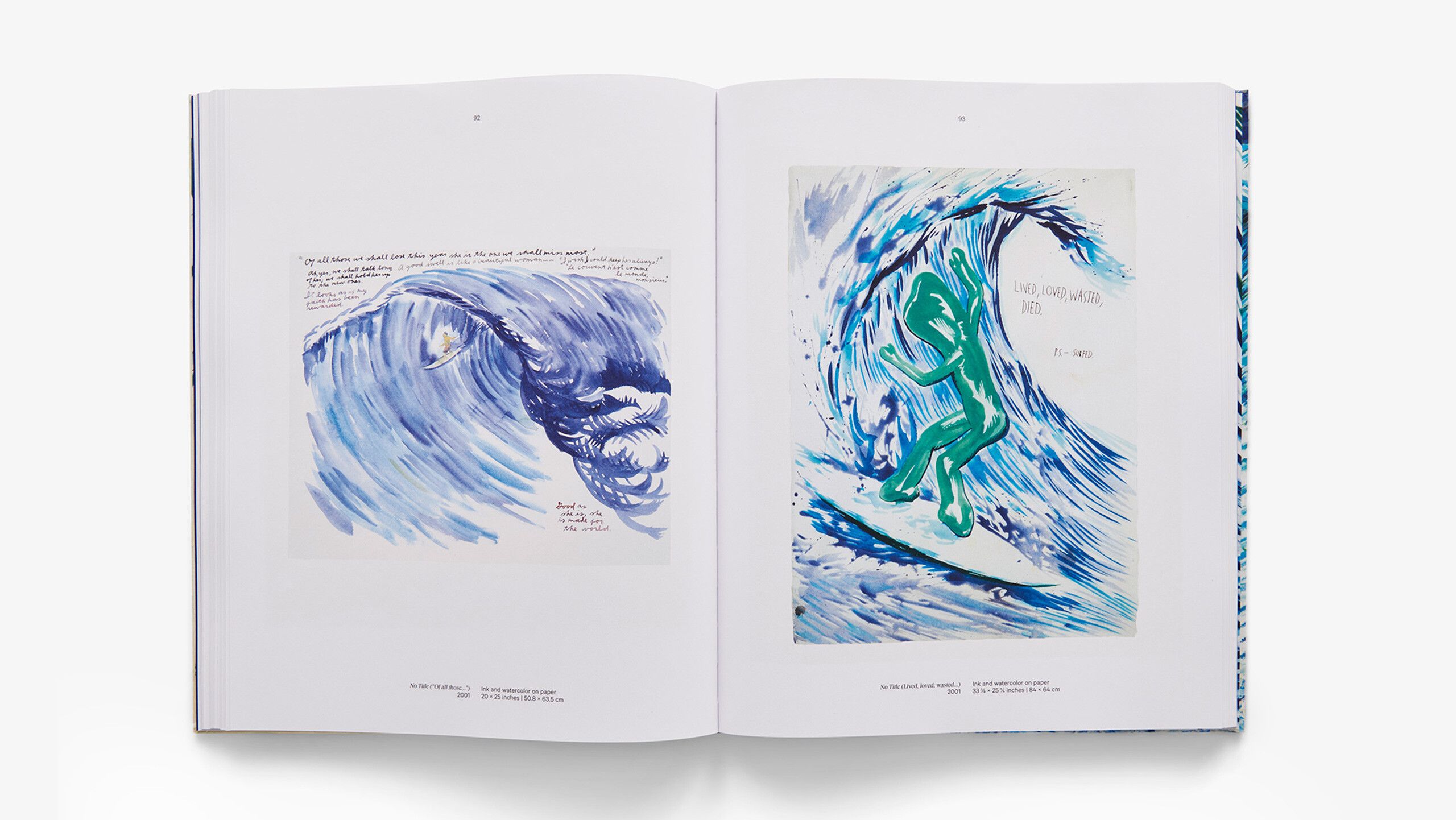 Point Break: Raymond Pettibon, Surfers and Waves (David Zwirner Books, 2022)