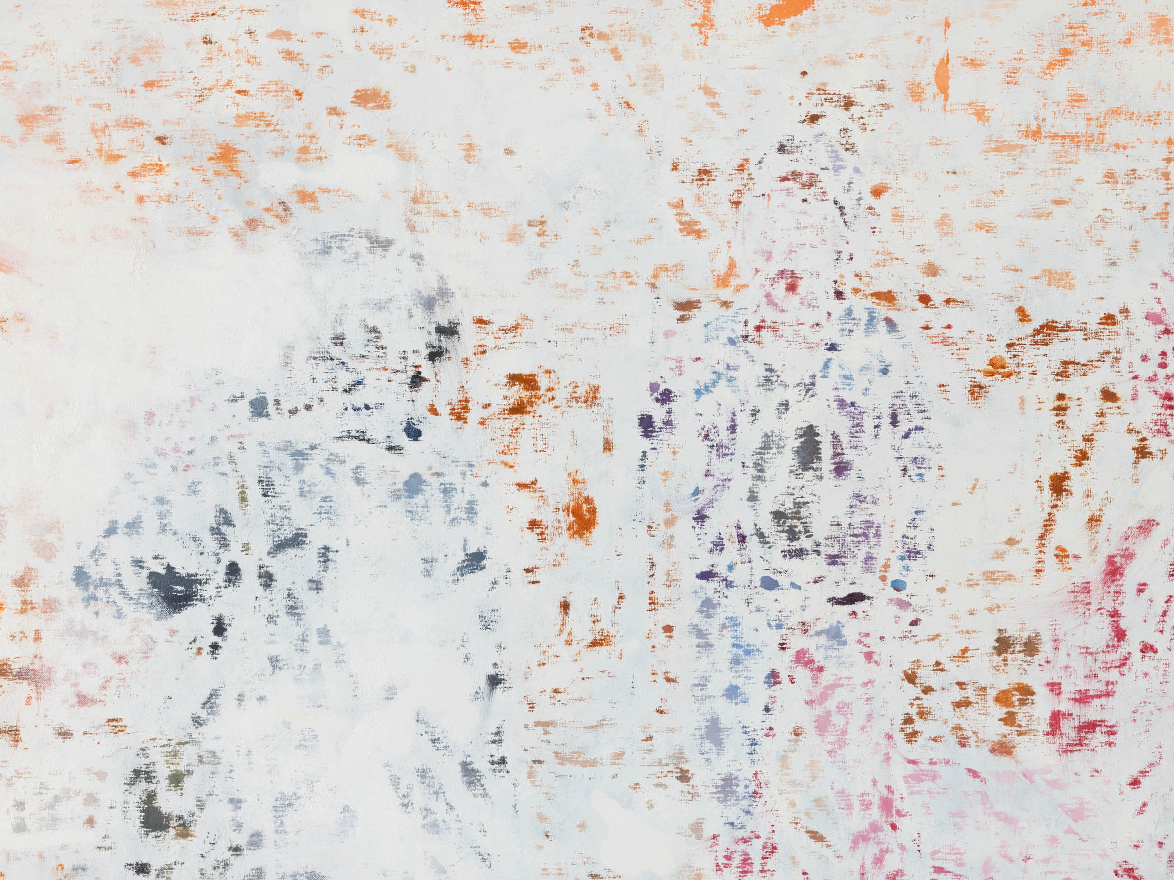 A detail from a painting by Xie Nanxing, titled Postcard No.9, dated 2015.
