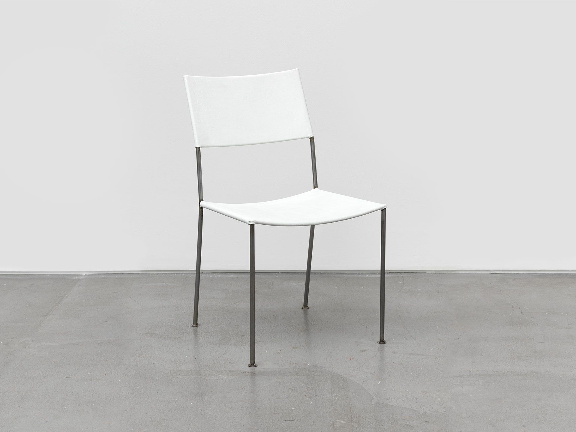 A furniture work by Franz West, titled Textilstuhl (Textile Chair), dated 2012/2015