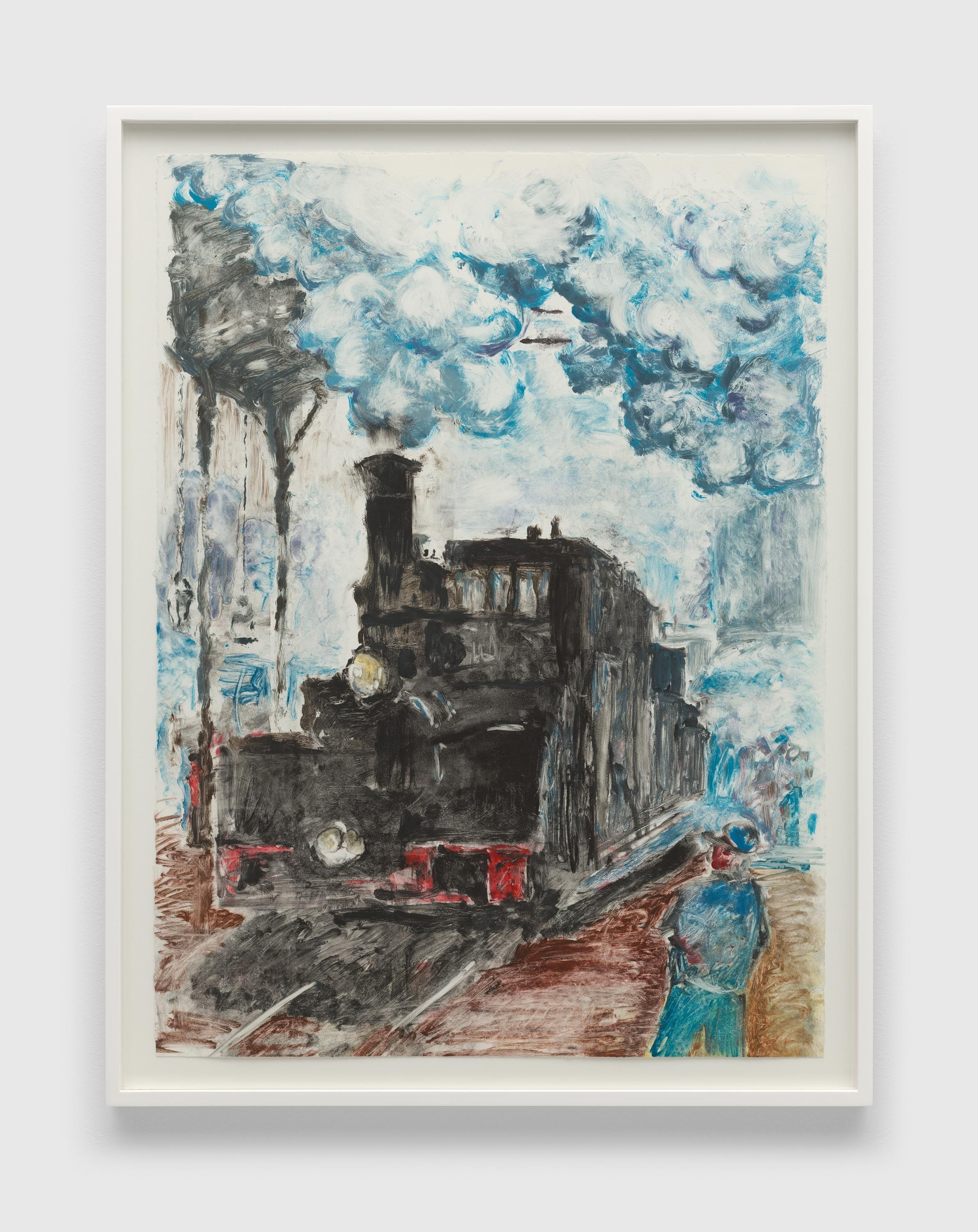 A print by Giangiacomo Rossetti, called Untitled (Saint-Lazare), dated 2022.