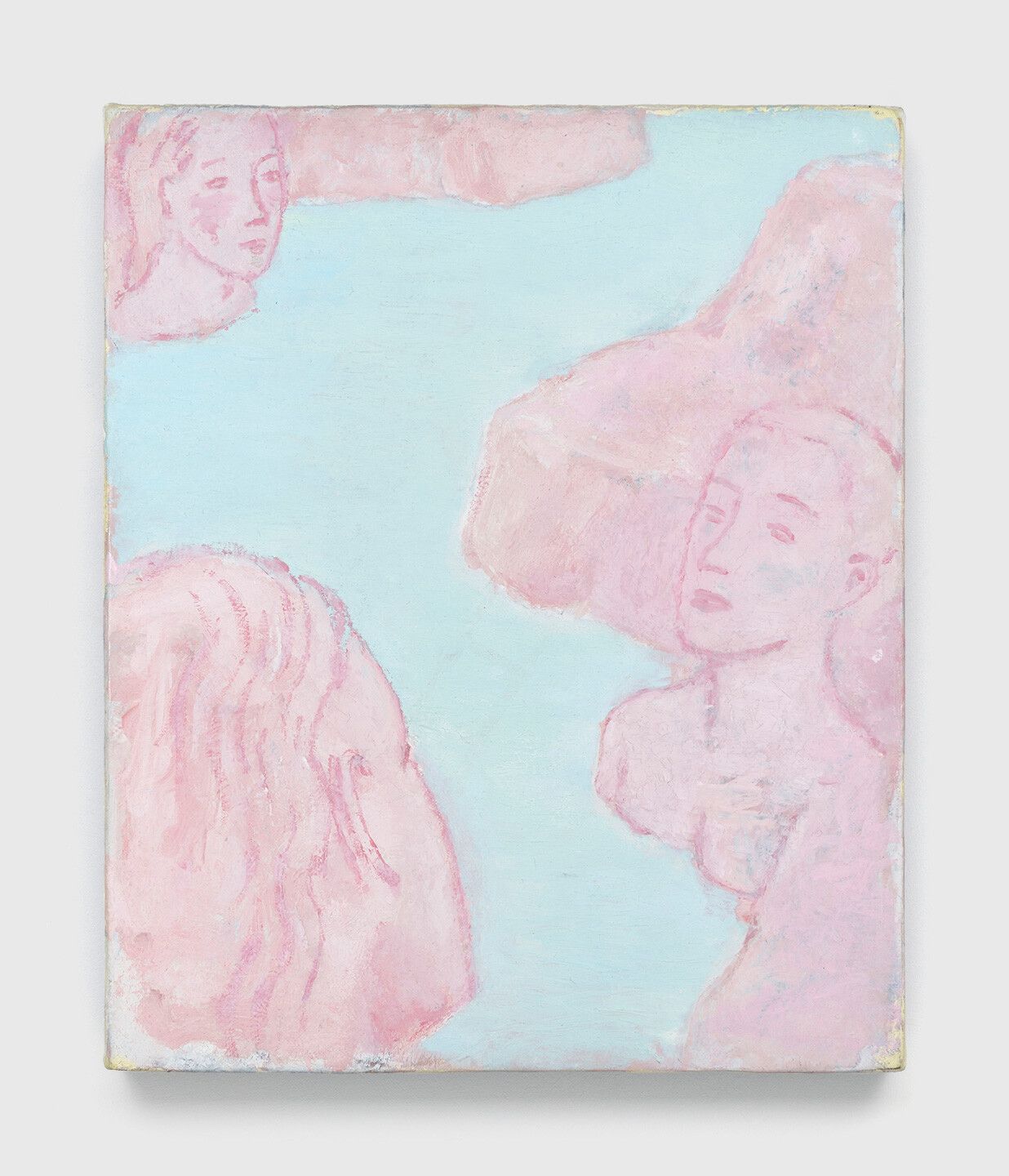 A painting by Francis Alÿs, titled Untitled (Study for 'Don't Cross the Bridge Before You Get to the River'), dated 2006-2008.
