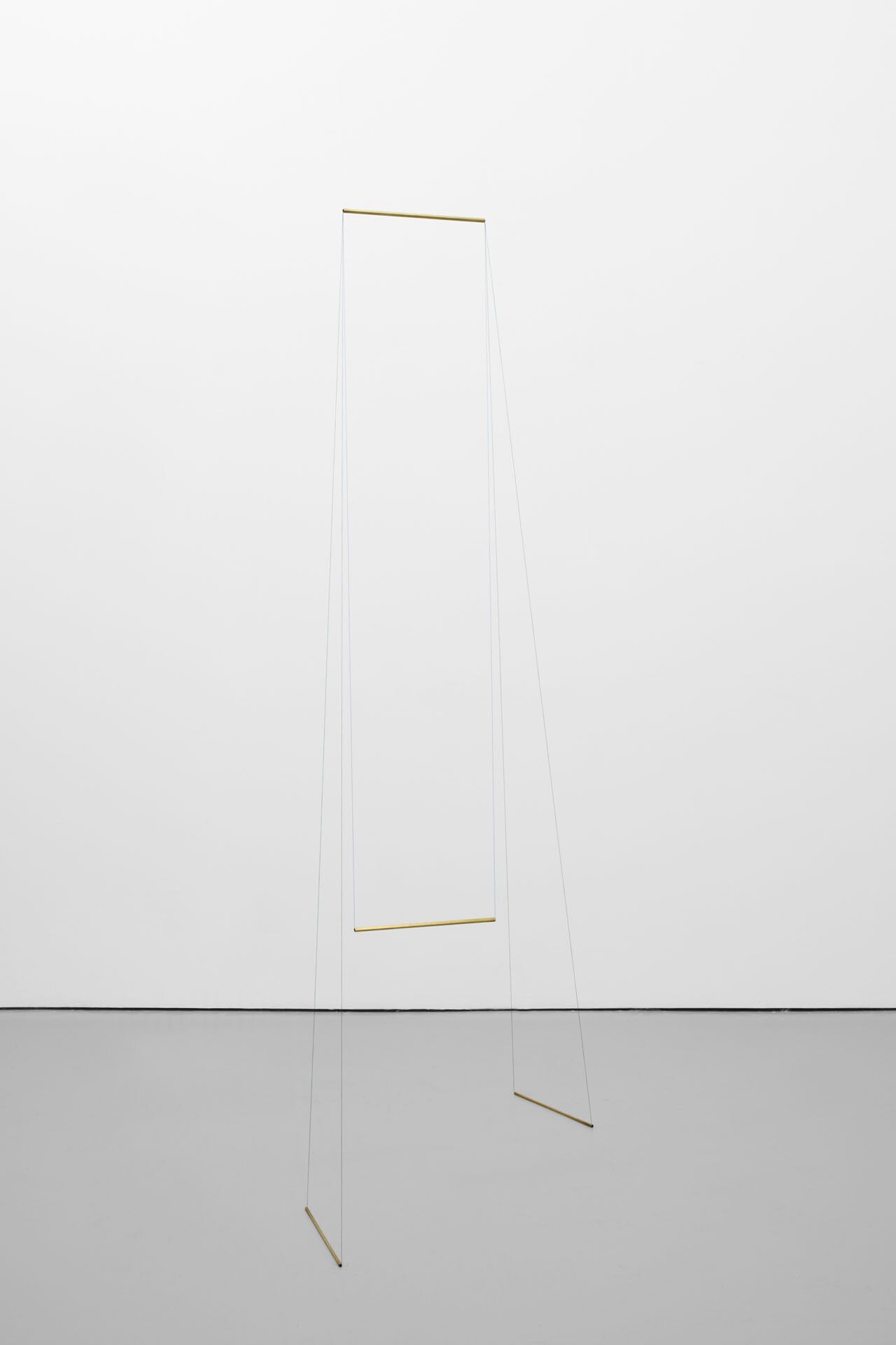 A sculpture by Jonah Groeneboer, titled The Step, dated 2012.