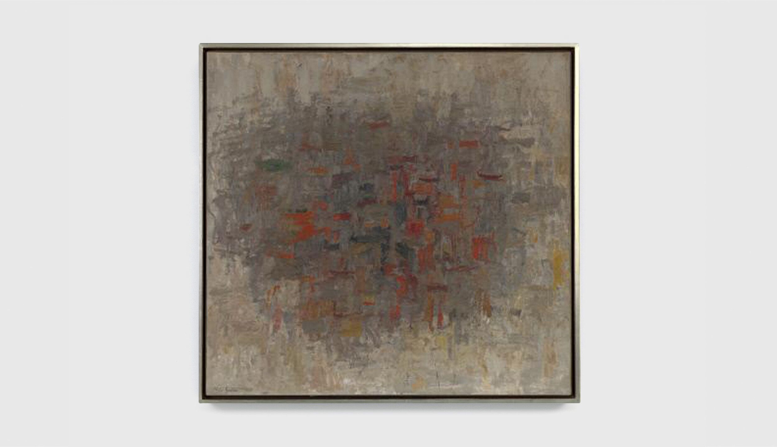A painting by Philip Guston, titled To B.W.T., dated 1952.