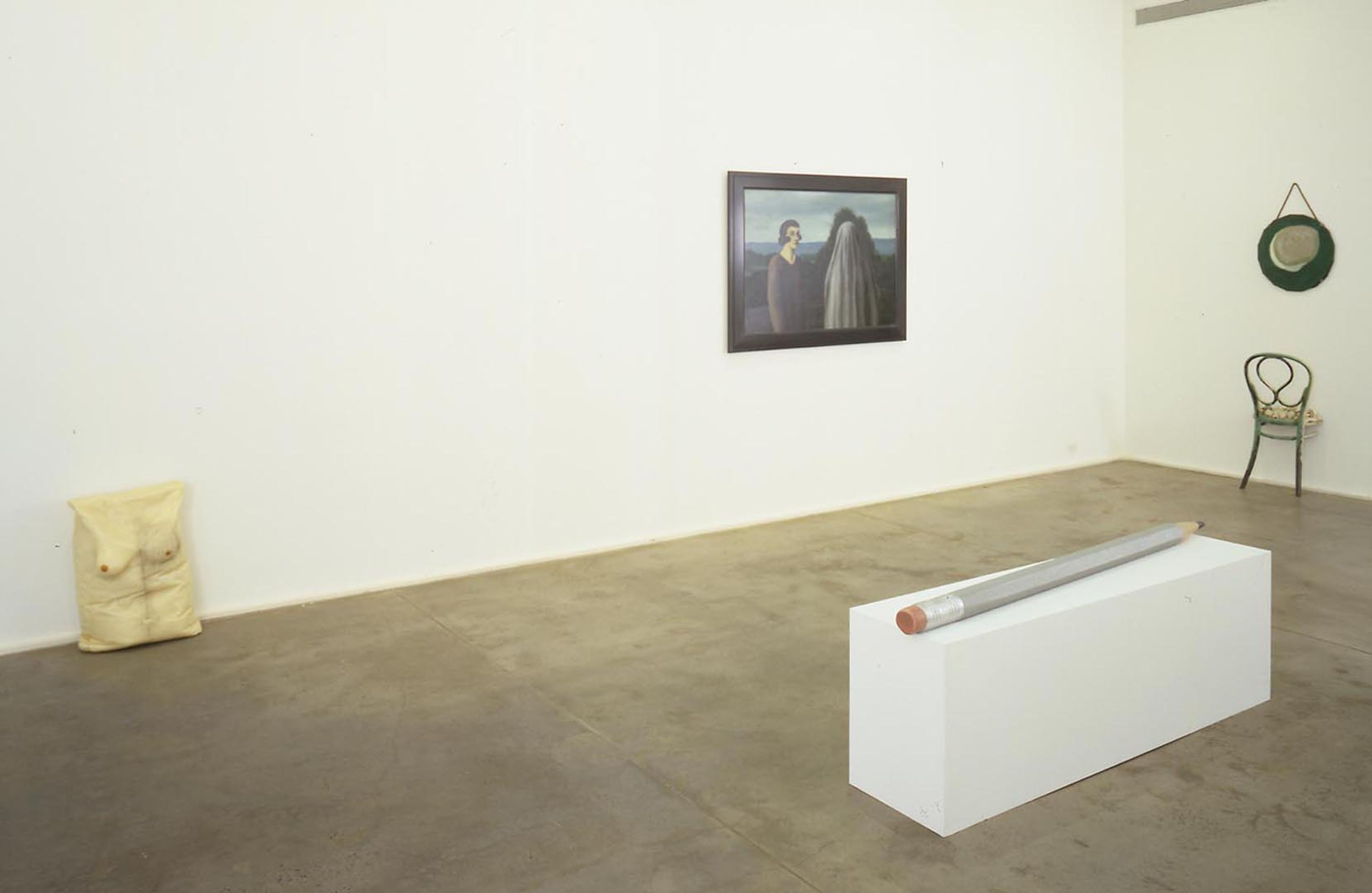 An installation view of the exhibition The Proper Meaning, at David Zwirner New York, dated 2002.