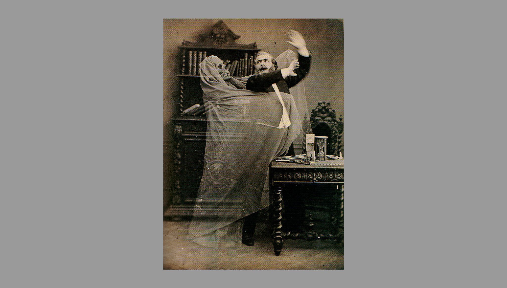A publicity photography for Henri Robin by Eugène Thiébault, dated 1863