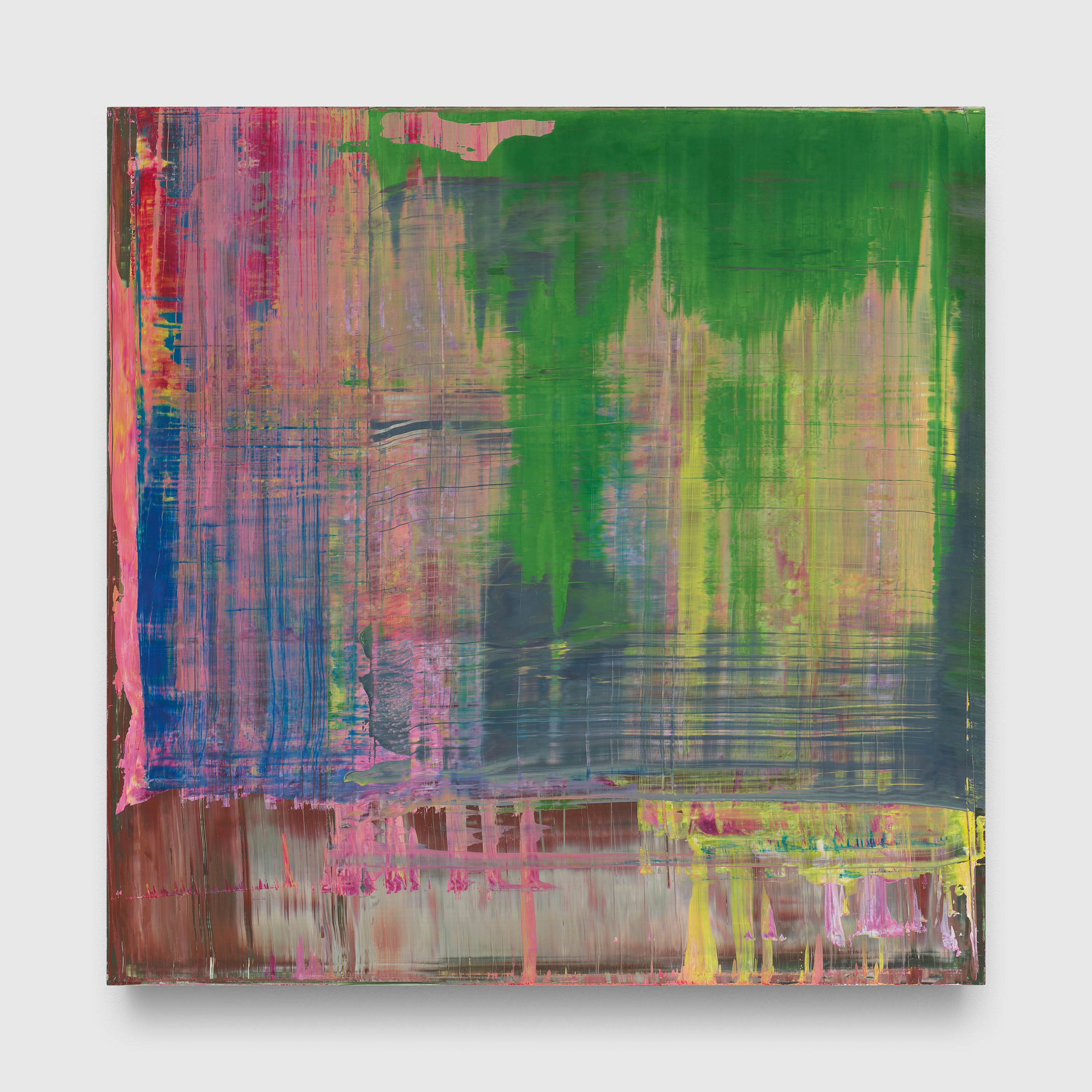 A painting by Gerhard Richter, titled Abstraktes Bild (Abstract Painting), dated 2001.