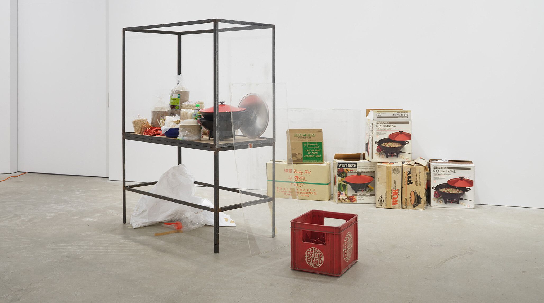 An installation view of an exhibition titled The Real World at David Zwirner, Hong Kong, in 2021.