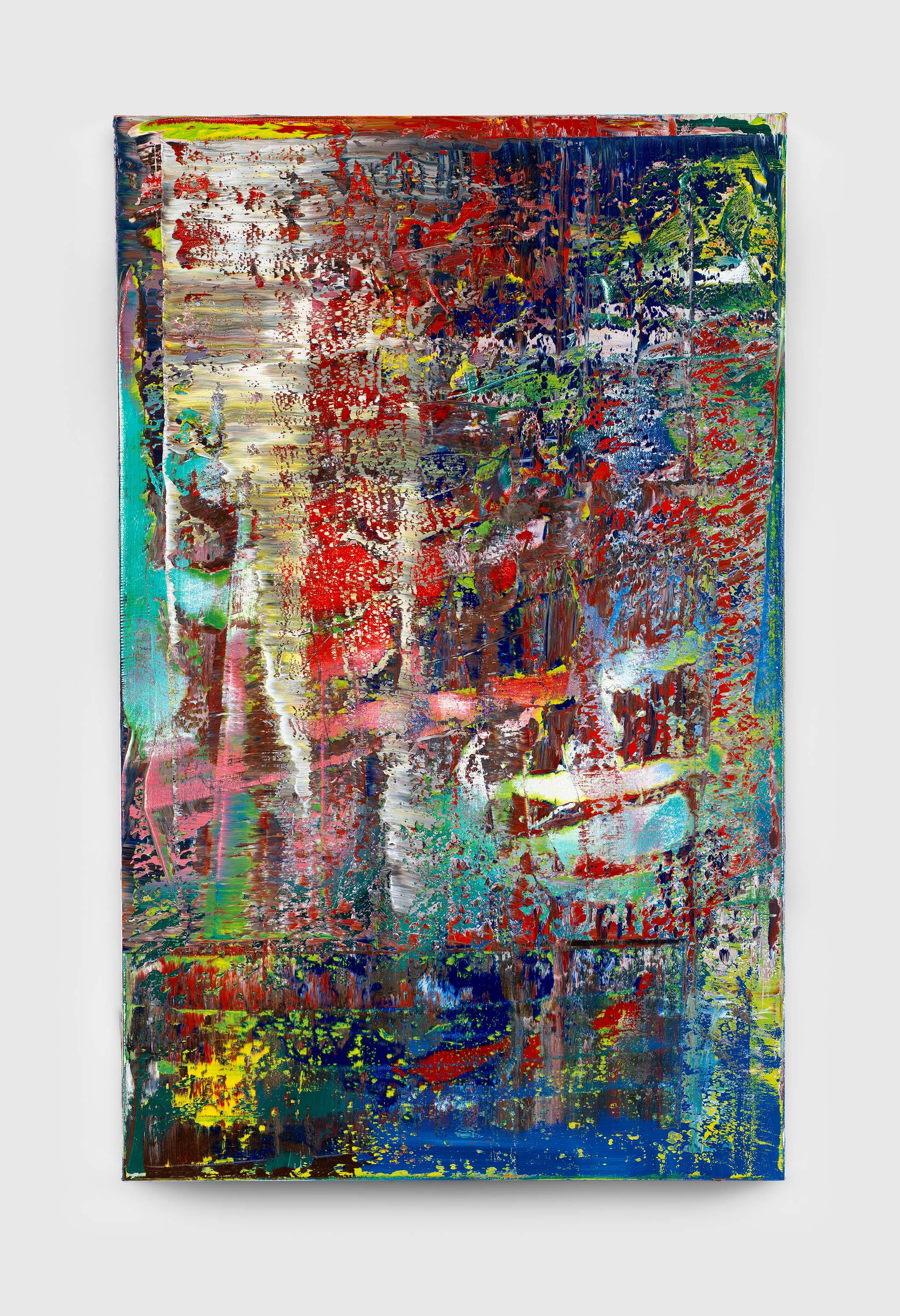 A painting by Gerhard Richter, titled Abstraktes Bild (Abstract Painting), dated 2016.