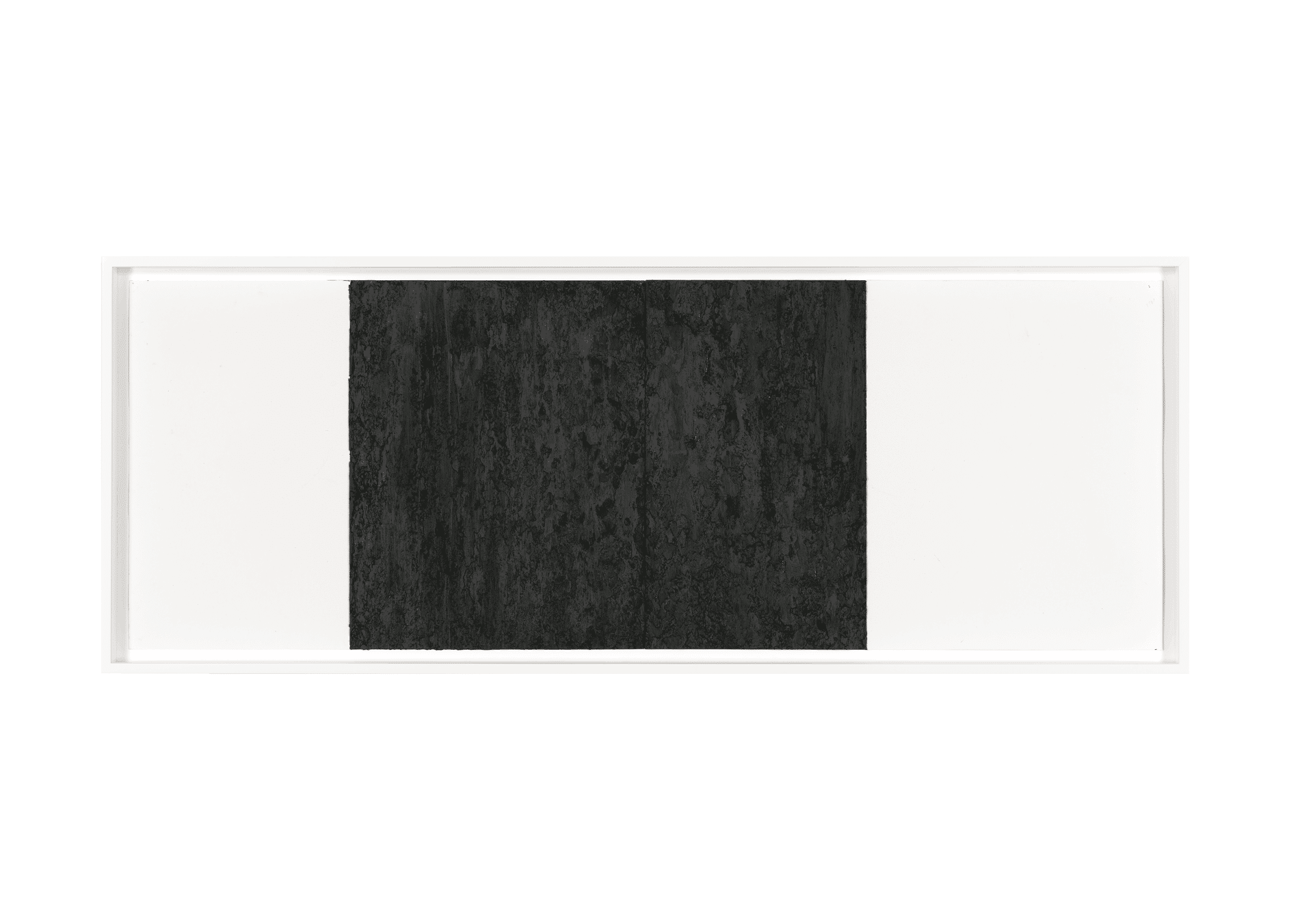 A drawing by Richard Serra, titled Cape Breton Horizontal Reversal #6, dated 2014.