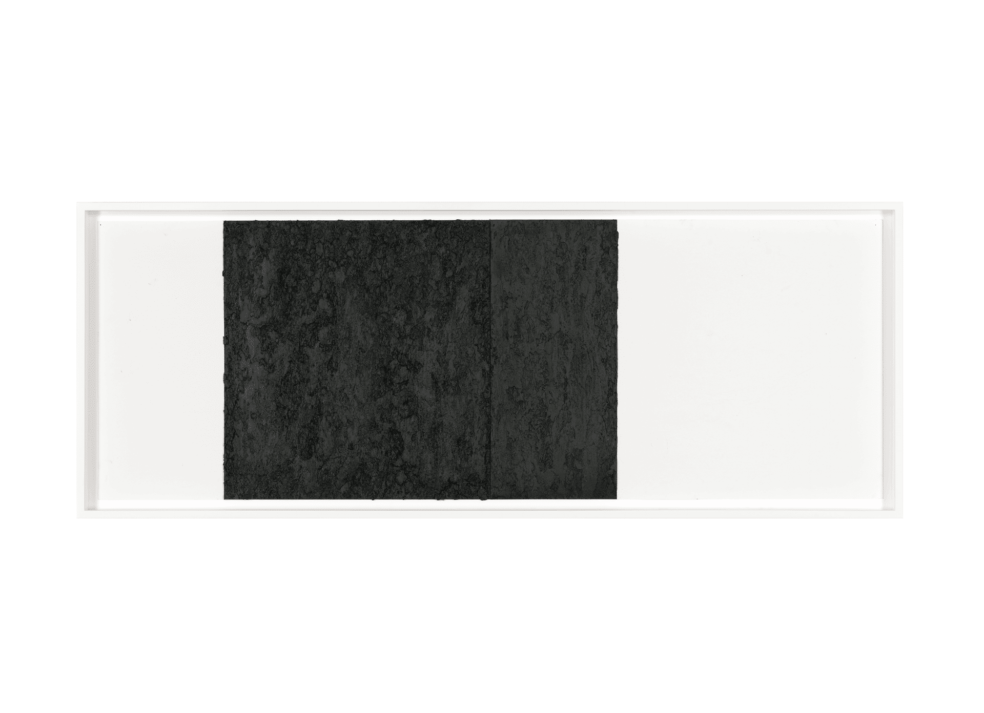 A drawing by Richard Serra, titled Cape Breton Horizontal Reversal #15, dated 2014.