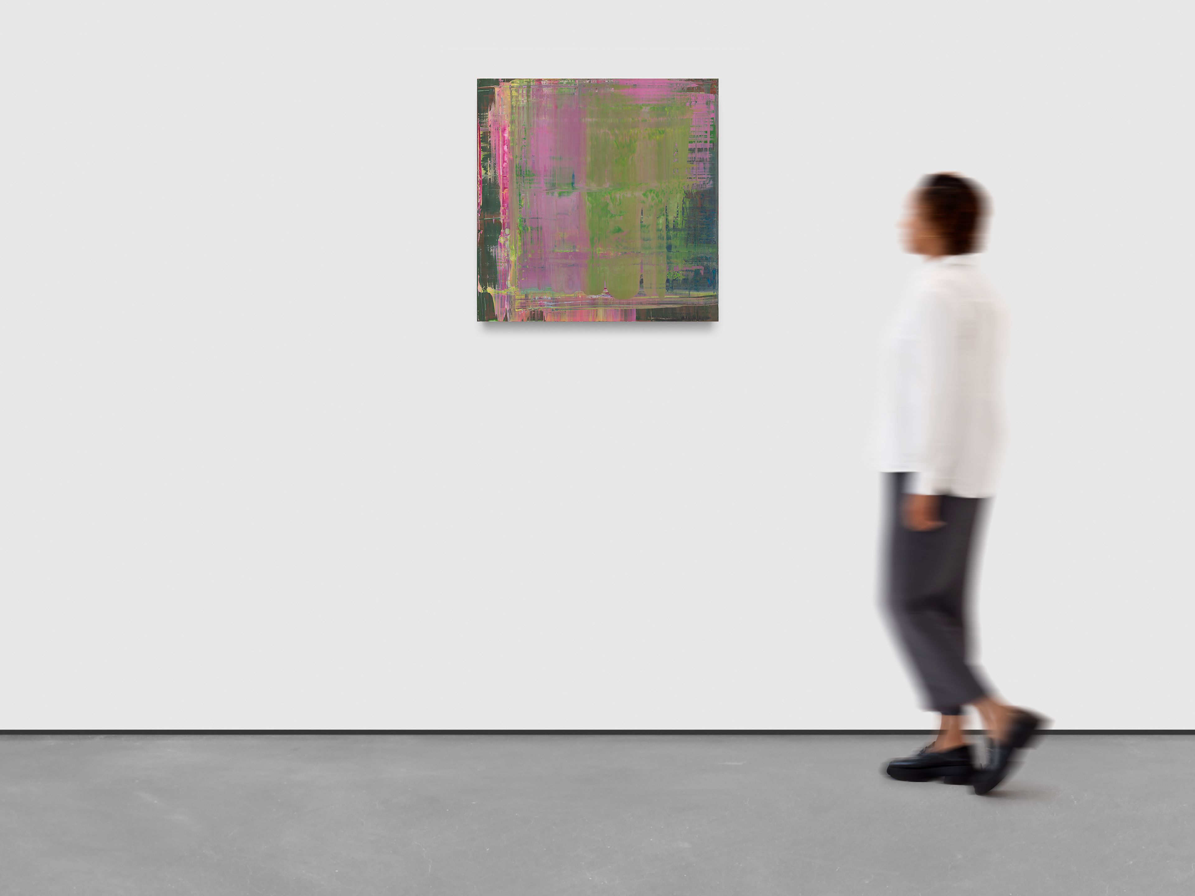 A painting by Gerhard Richter, titled Abstraktes Bild (Abstract Painting), dated 2001.