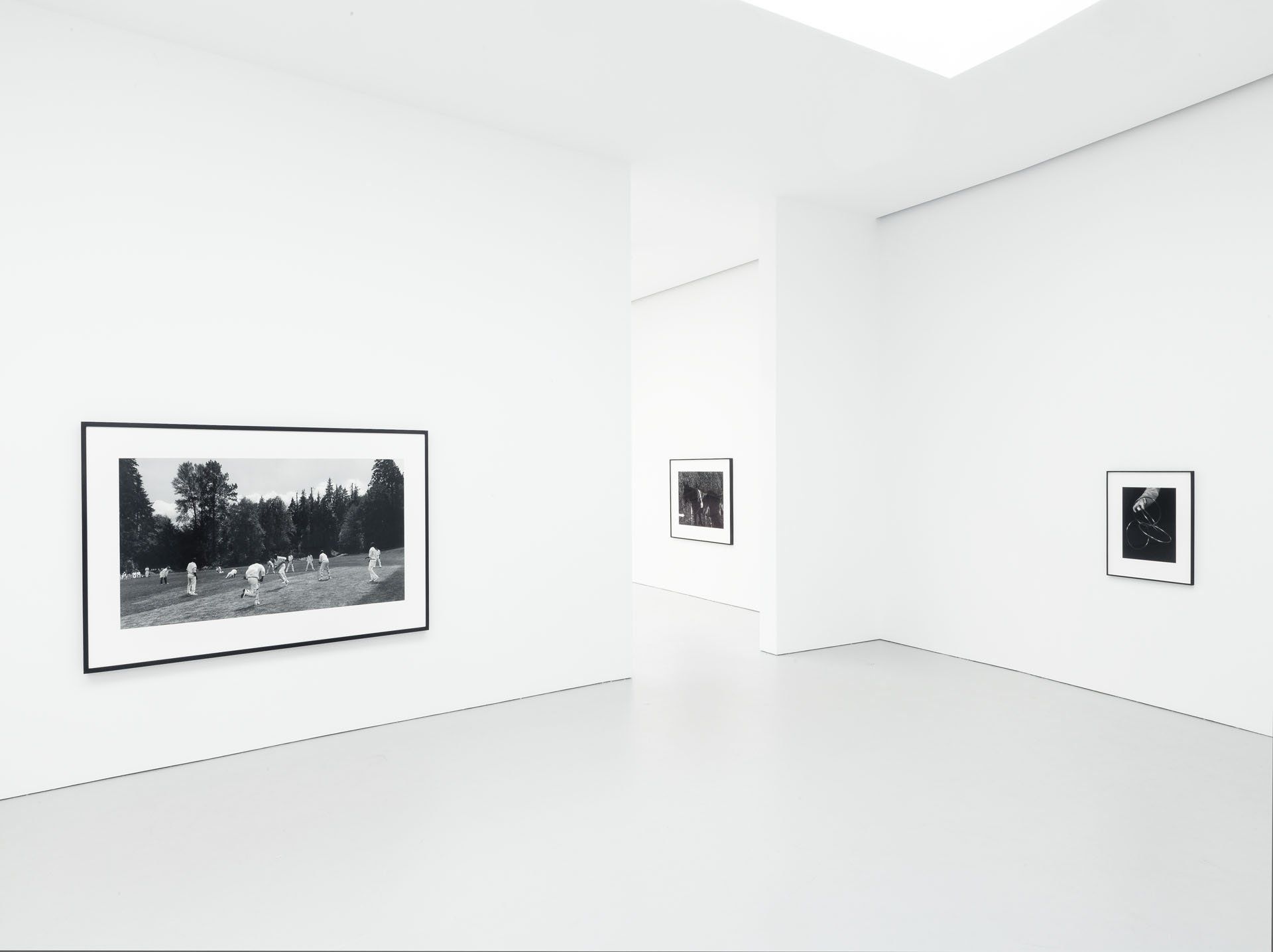 Installation view of the exhibition Stan Douglas: Midcentury Studio, at David Zwirner in New York, dated 2011.
