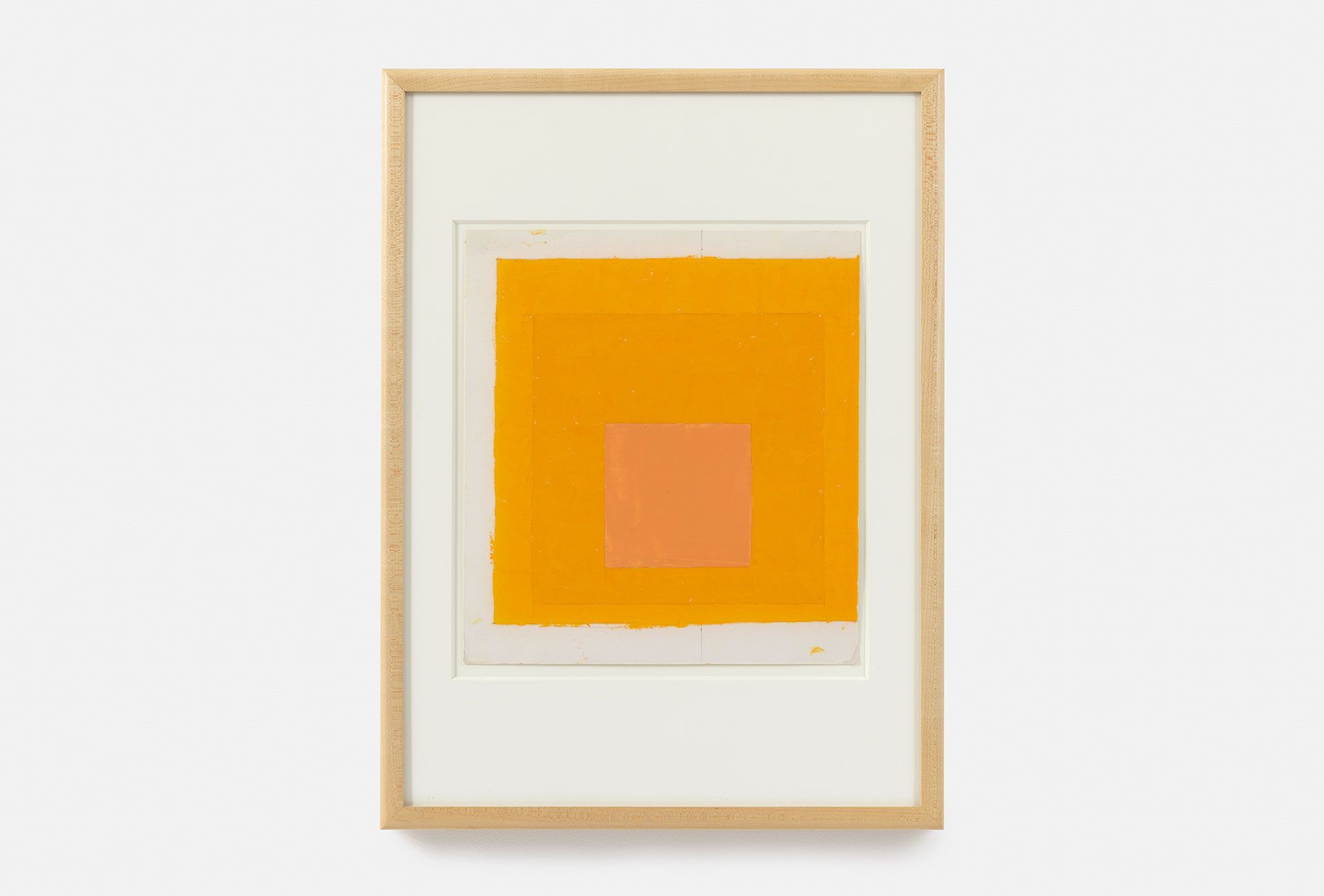 An undated work on paper by Josef Albers titled Study for Homage to the Square.