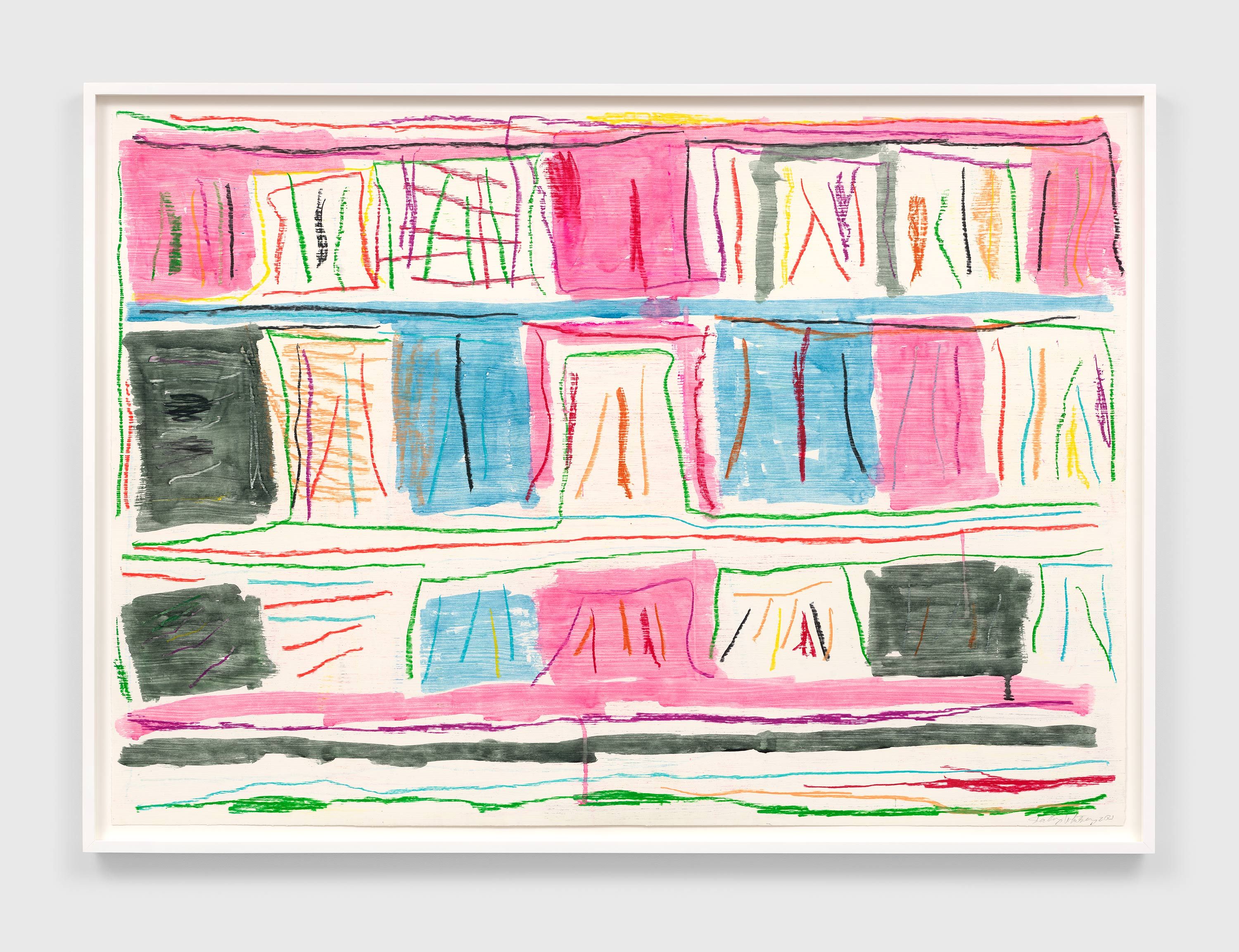 A mixed media artwork by Stanley Whitney, titled Untitled, dated 2021.