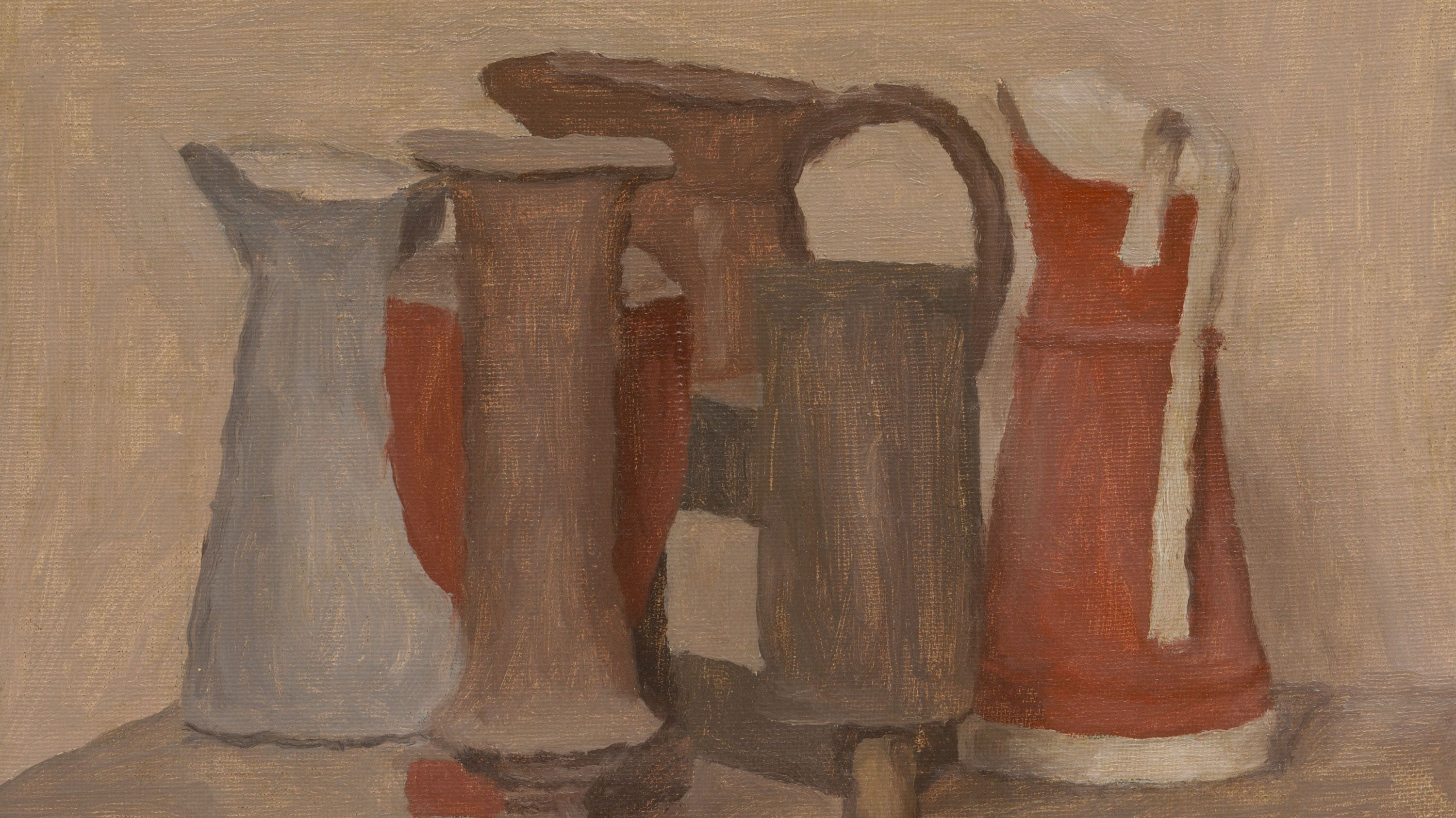 Detail of a painting by Giorgio Morandi.