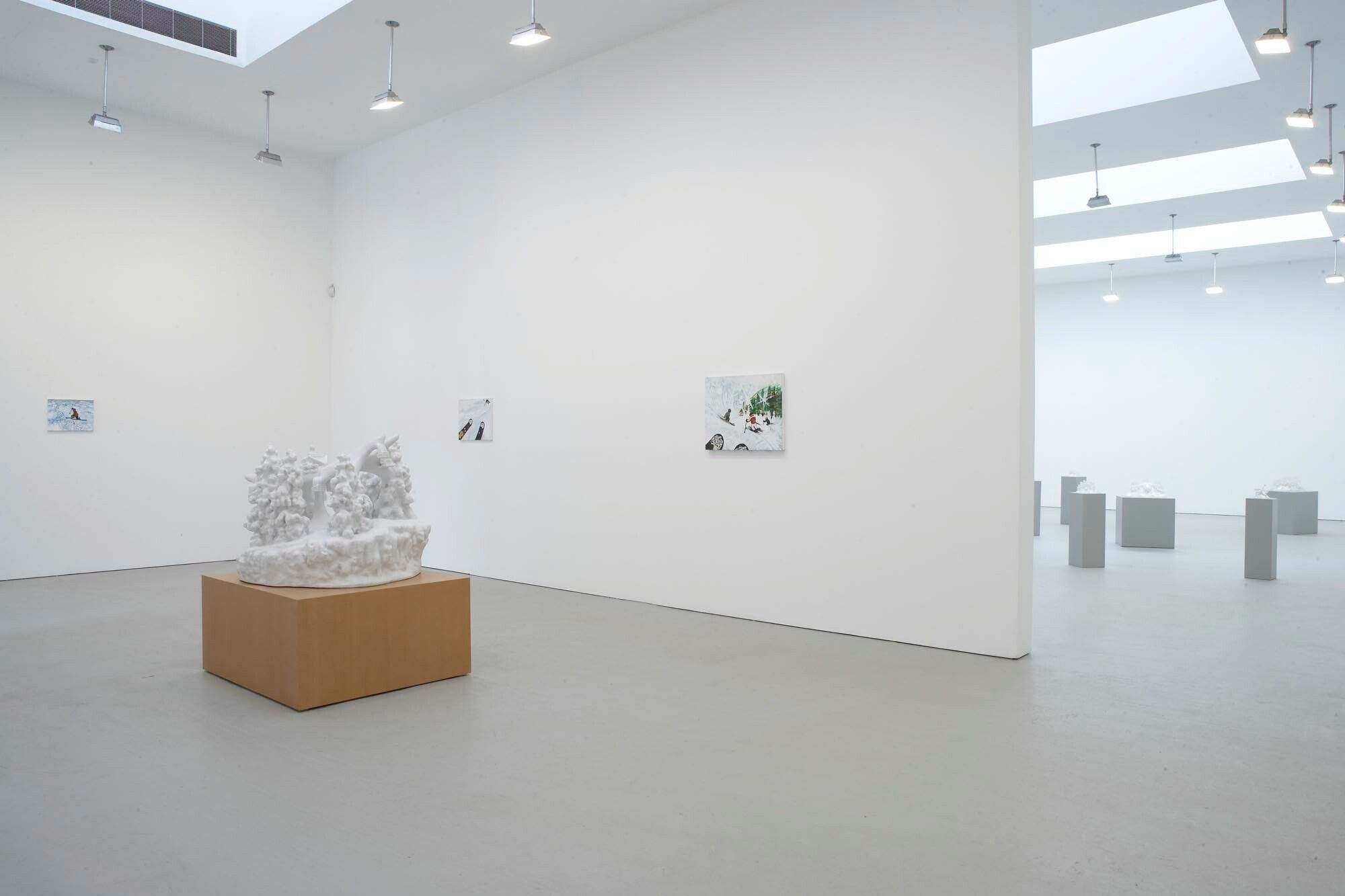 Installation view of the exhibition Yutaka Sone, at David Zwirner in New York, dated 2007. 
