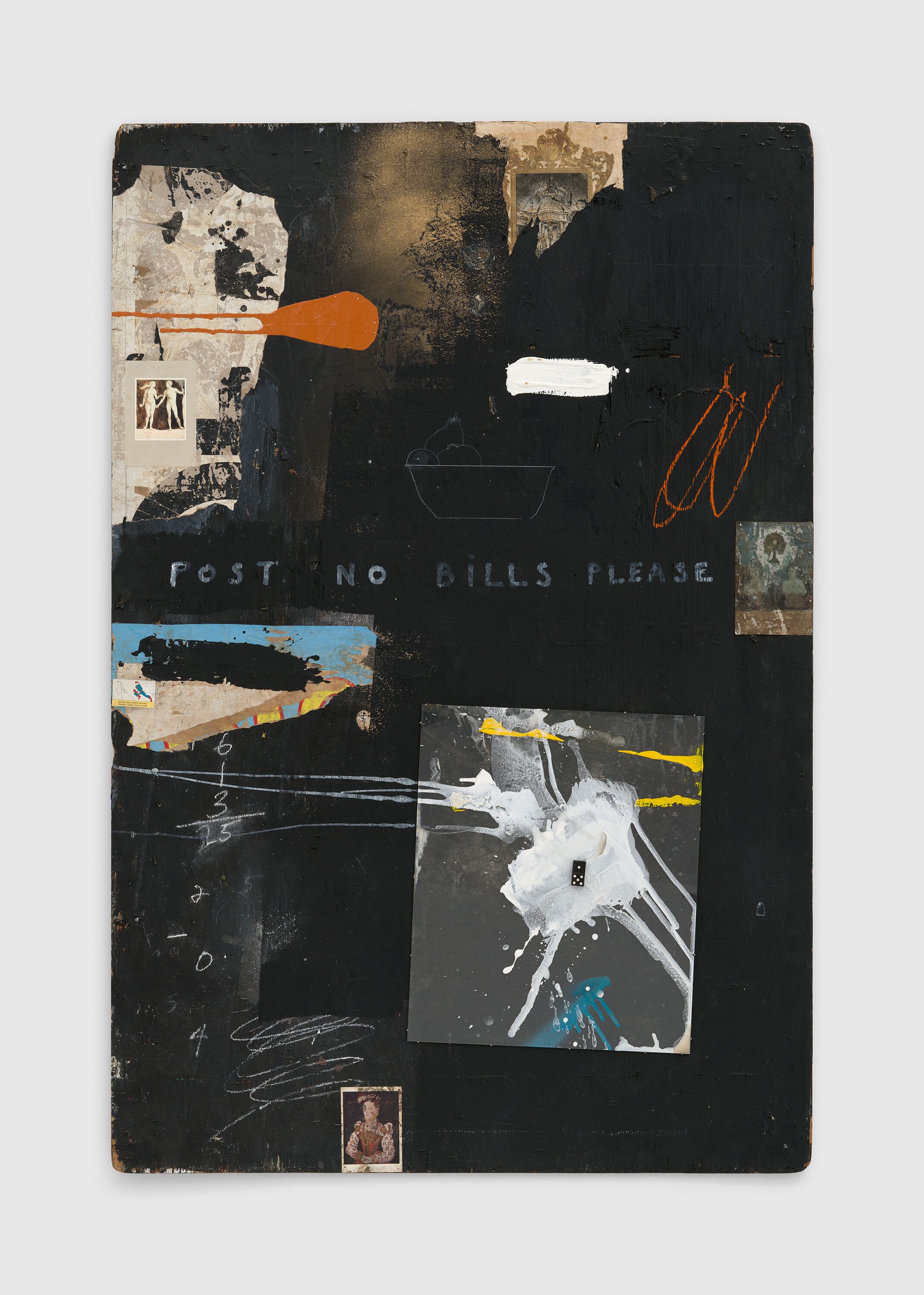 An untitled mixed media artwork by Raymond Saunders, Date not confirmed.