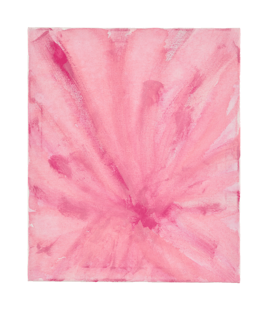 A painting by Tamuna Sirbiladze, titled Pink flower, dated 2015.