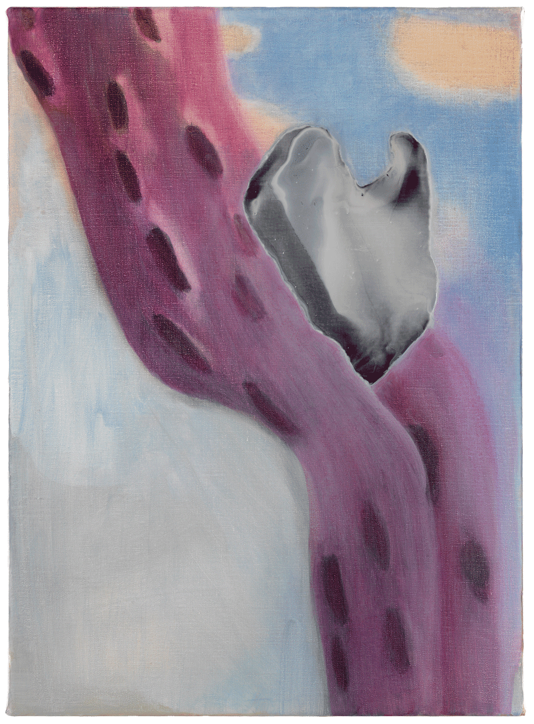 A painting by Rezi van Lankveld, titled Feed, dated 2020.