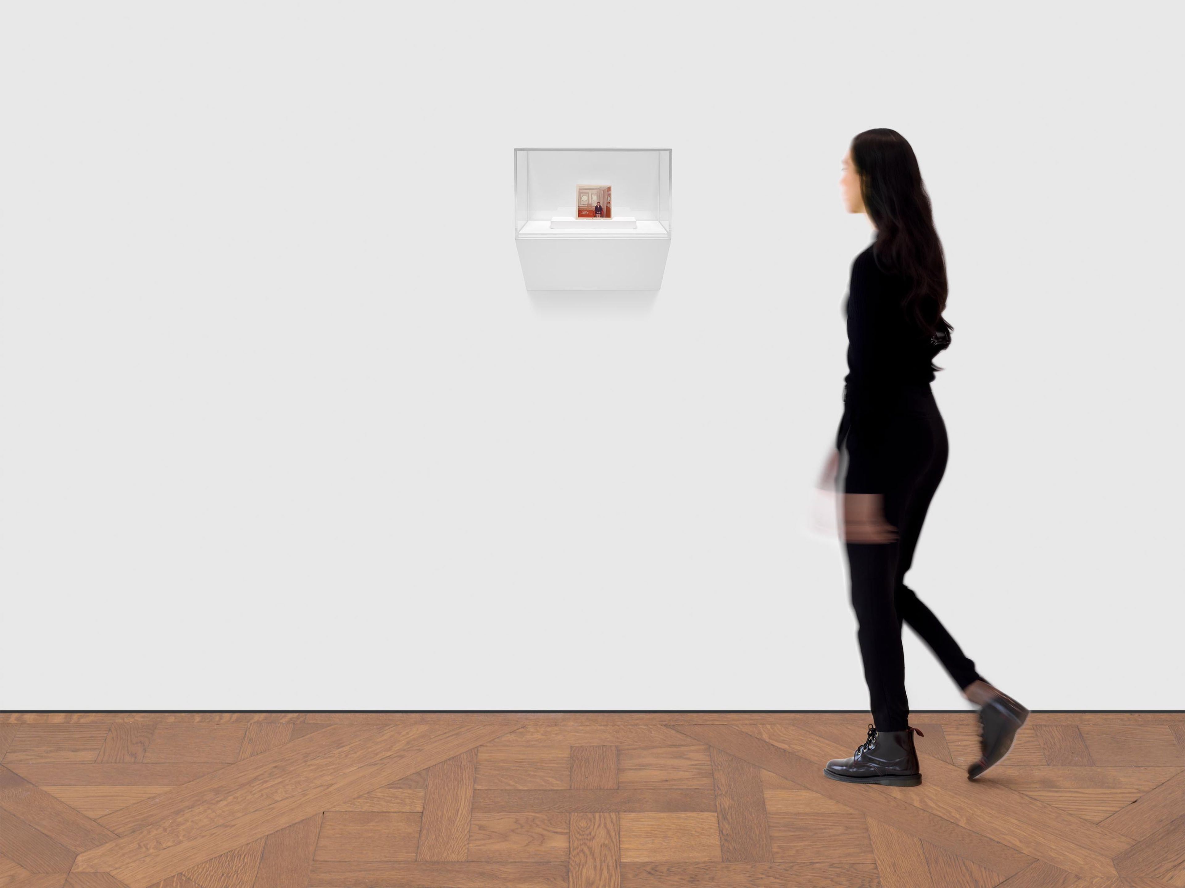 A painting by Elisheva Biernoff, titled Solitaire, dated 2023.