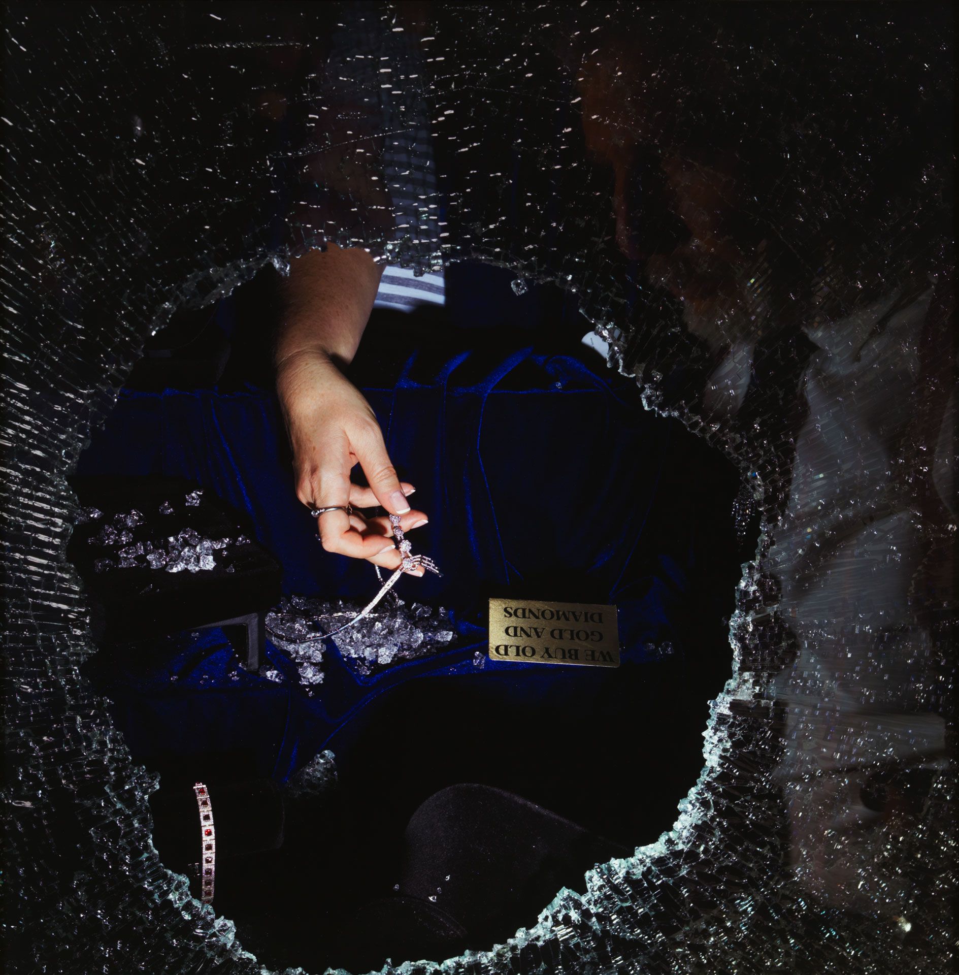 A photograph by Stan Douglas, titled Jewels, dated 2017.