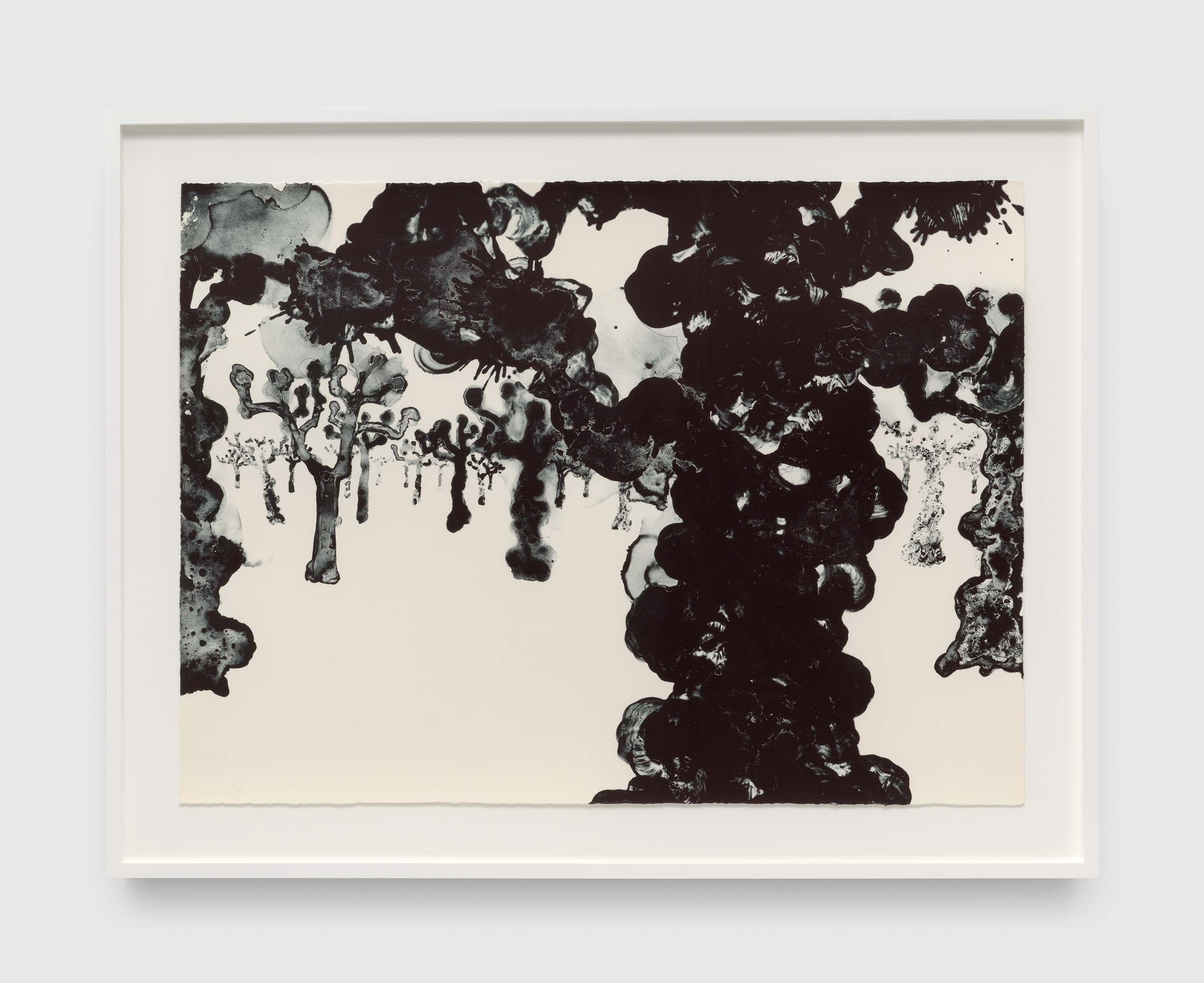 A print by Ruth Asawa, titled Plane Trees II (TAM.1472), dated 1965.