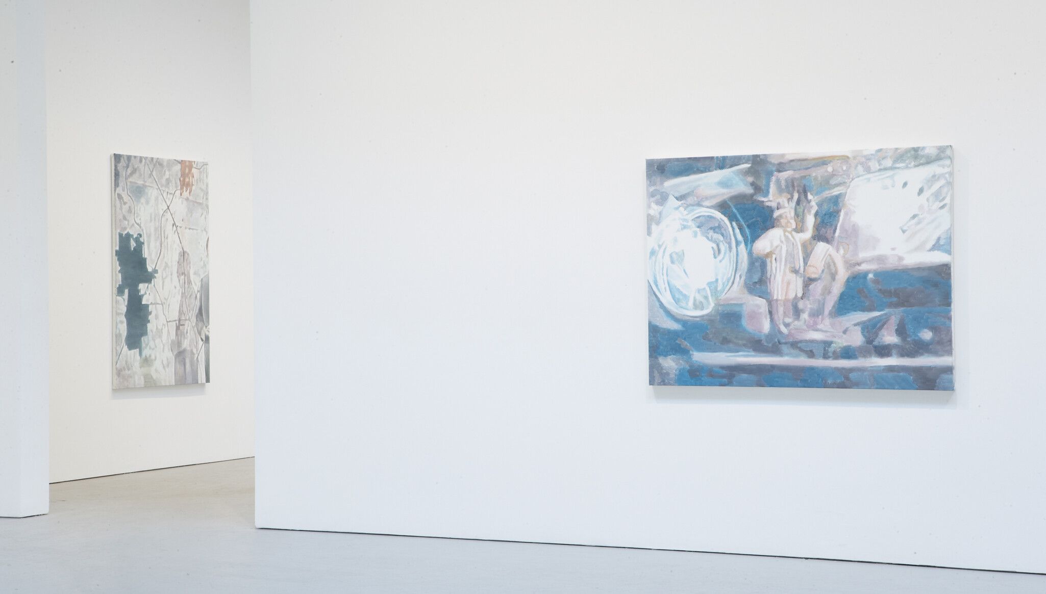 An Installation view, Luc Tuymans: Forever, The Management of Magic, David Zwirner, New York, dated 2007