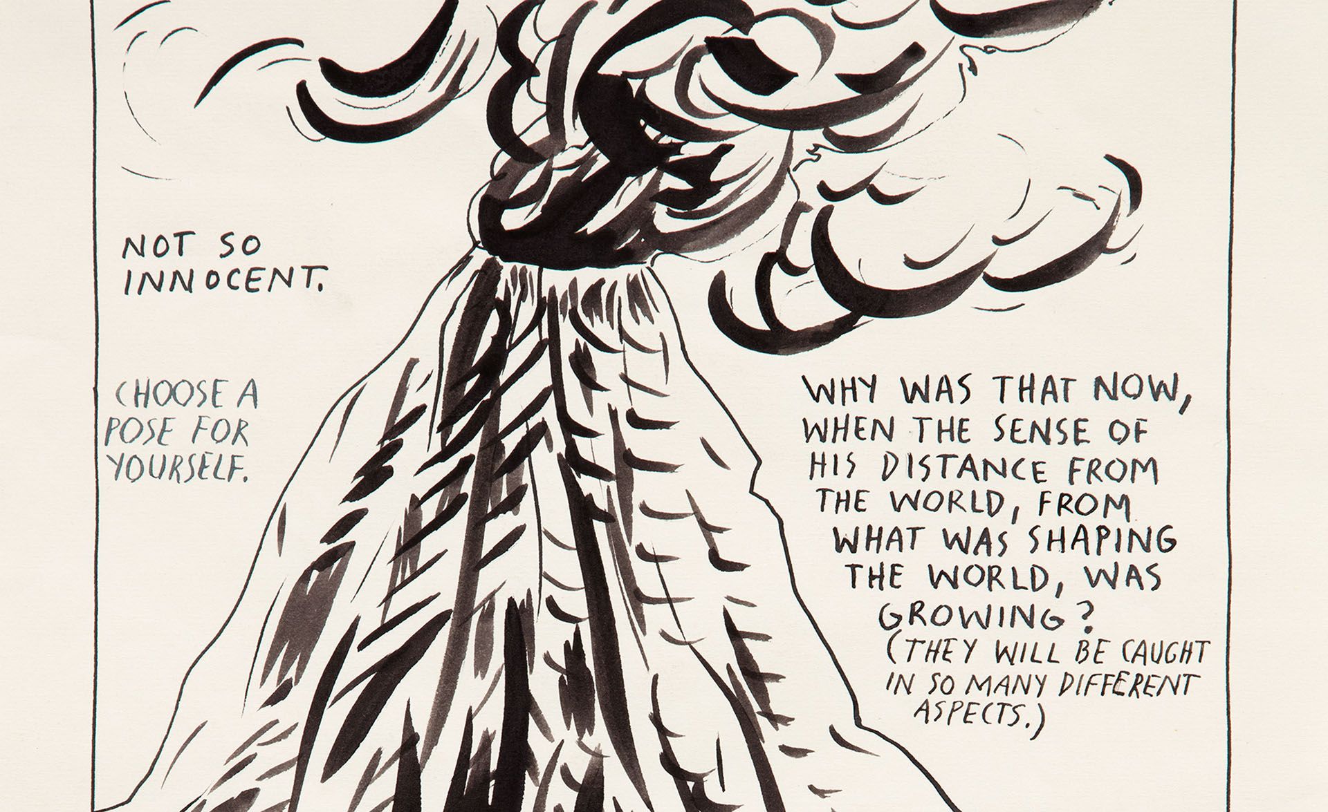 Raymond Pettibon drawing