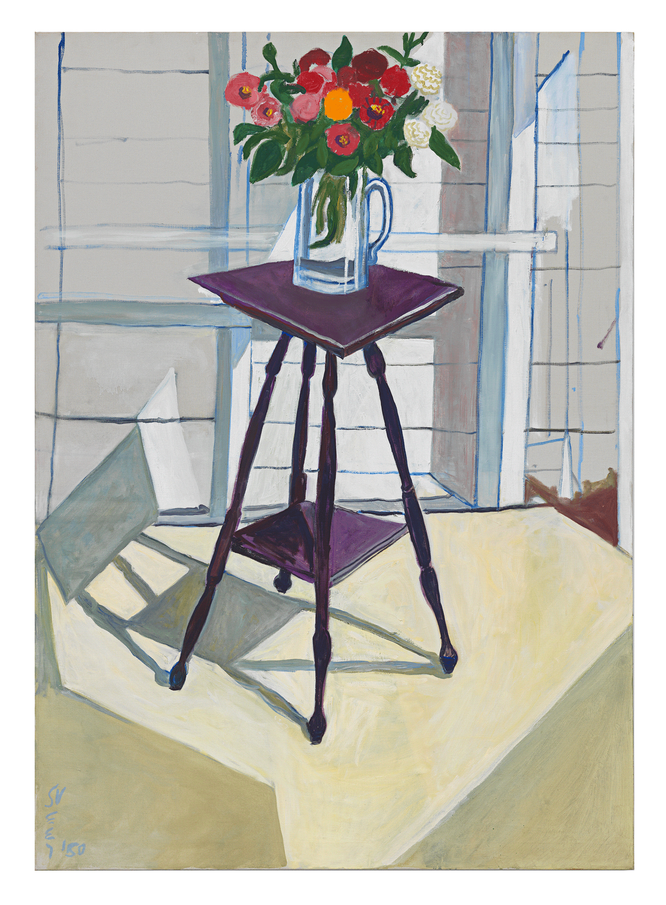 A painting by Alice Neel, titled Light, dated 1980.