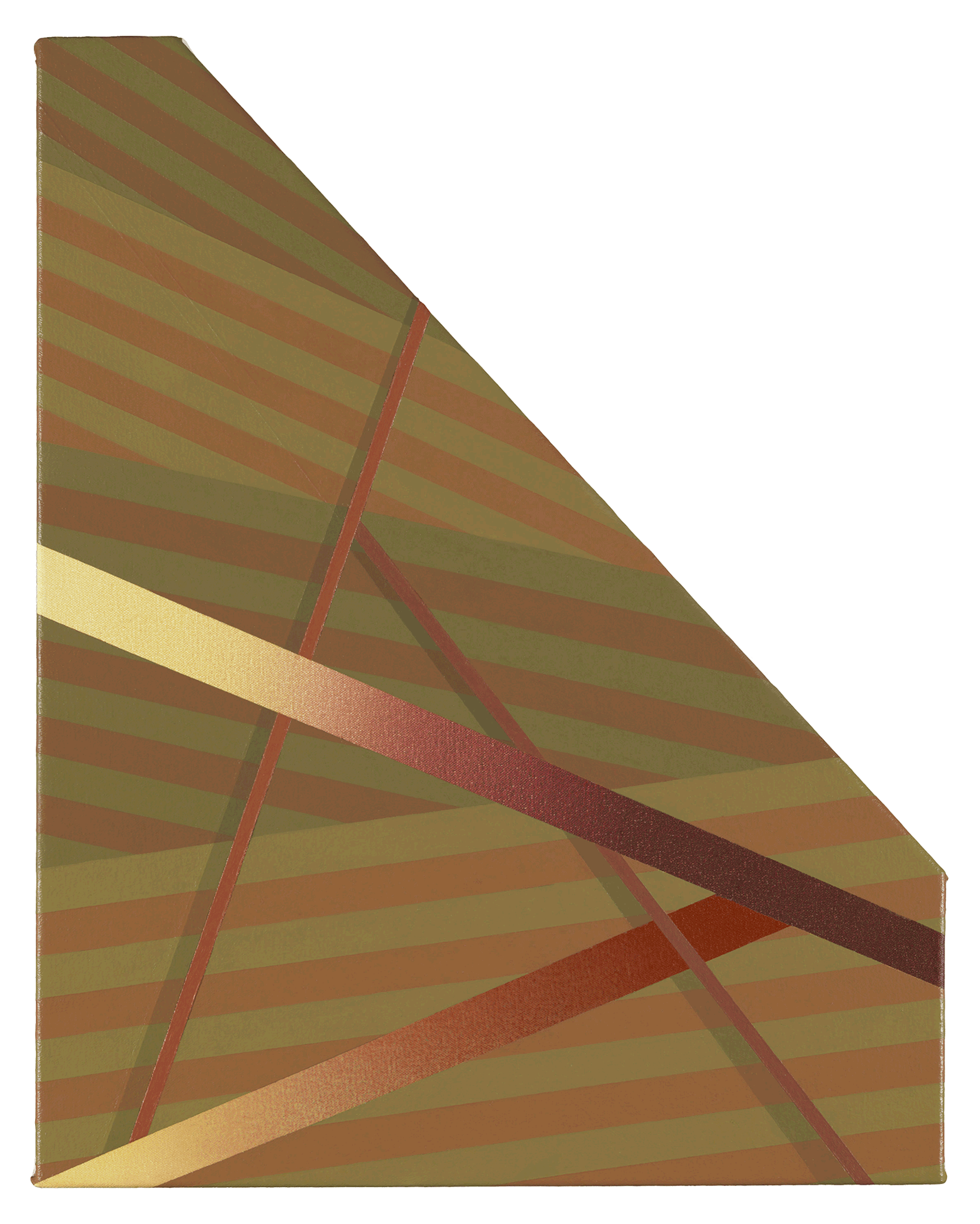 A painting by Tomma Abts, titled L√ºko, dated 2015.