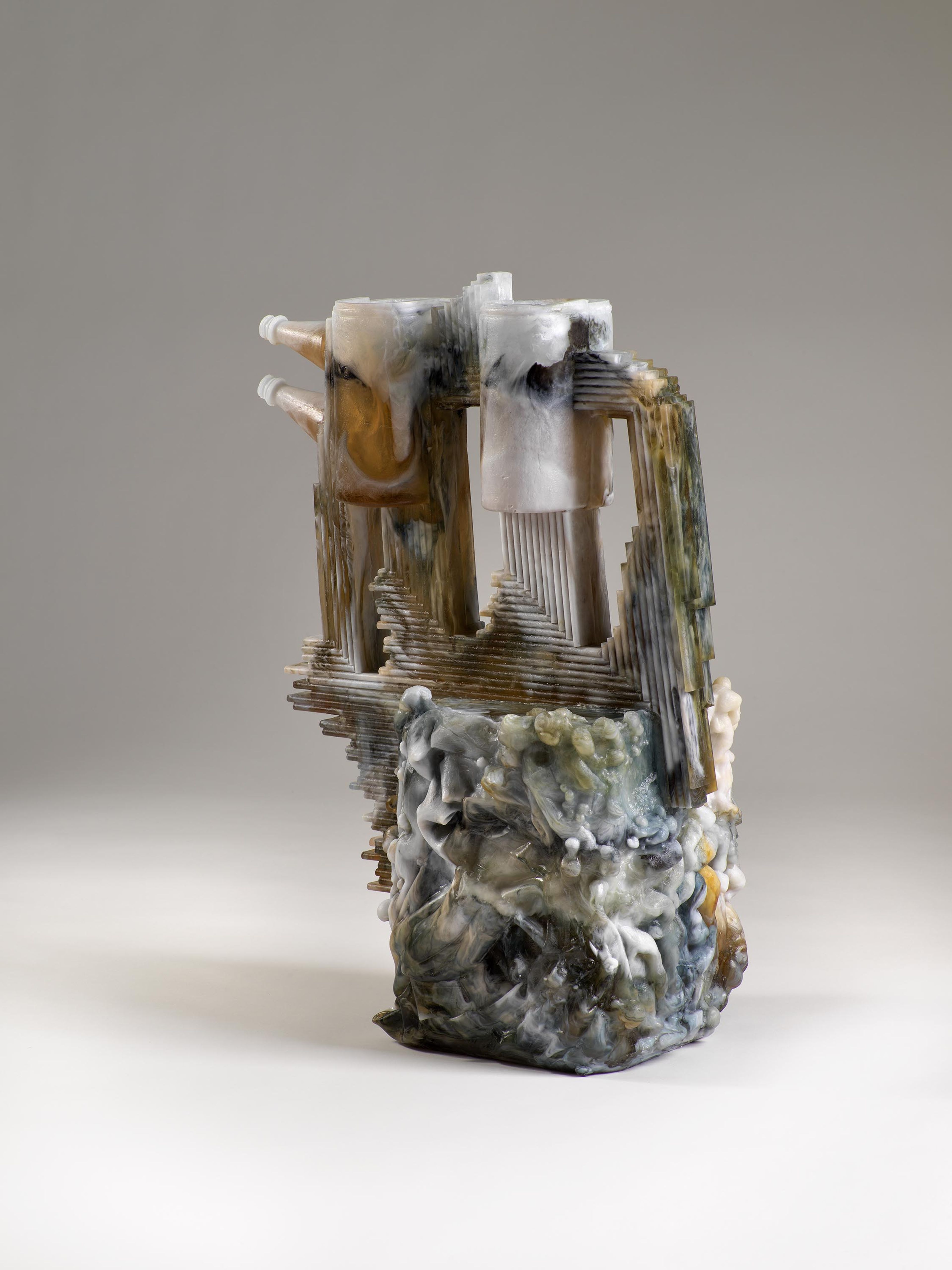 A sculpture by Andra Ursuta, titled Canopic Jerrycan, dated 2021.