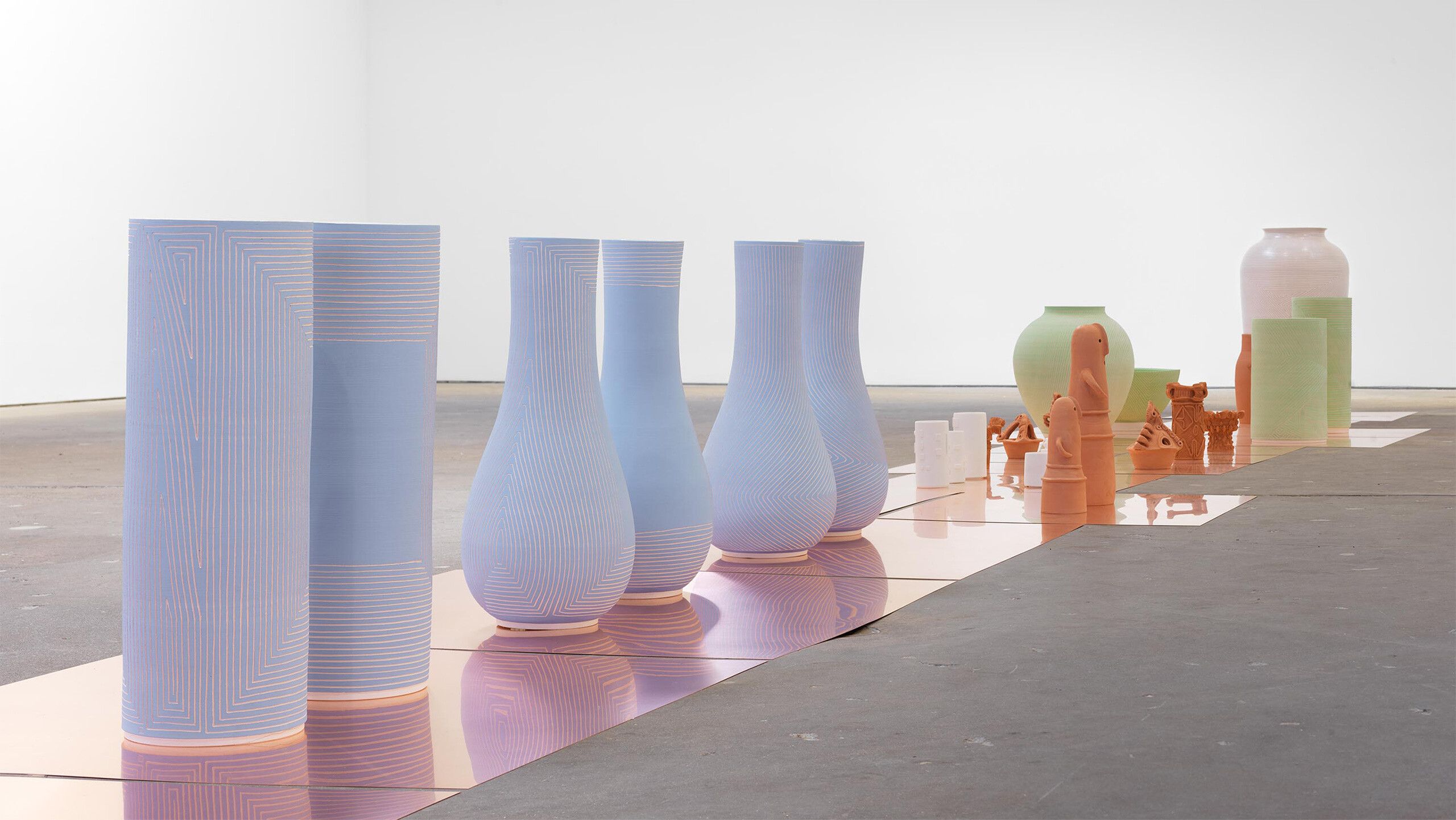 Installation view, Shio Kusaka, one light year, David Zwirner, New York
